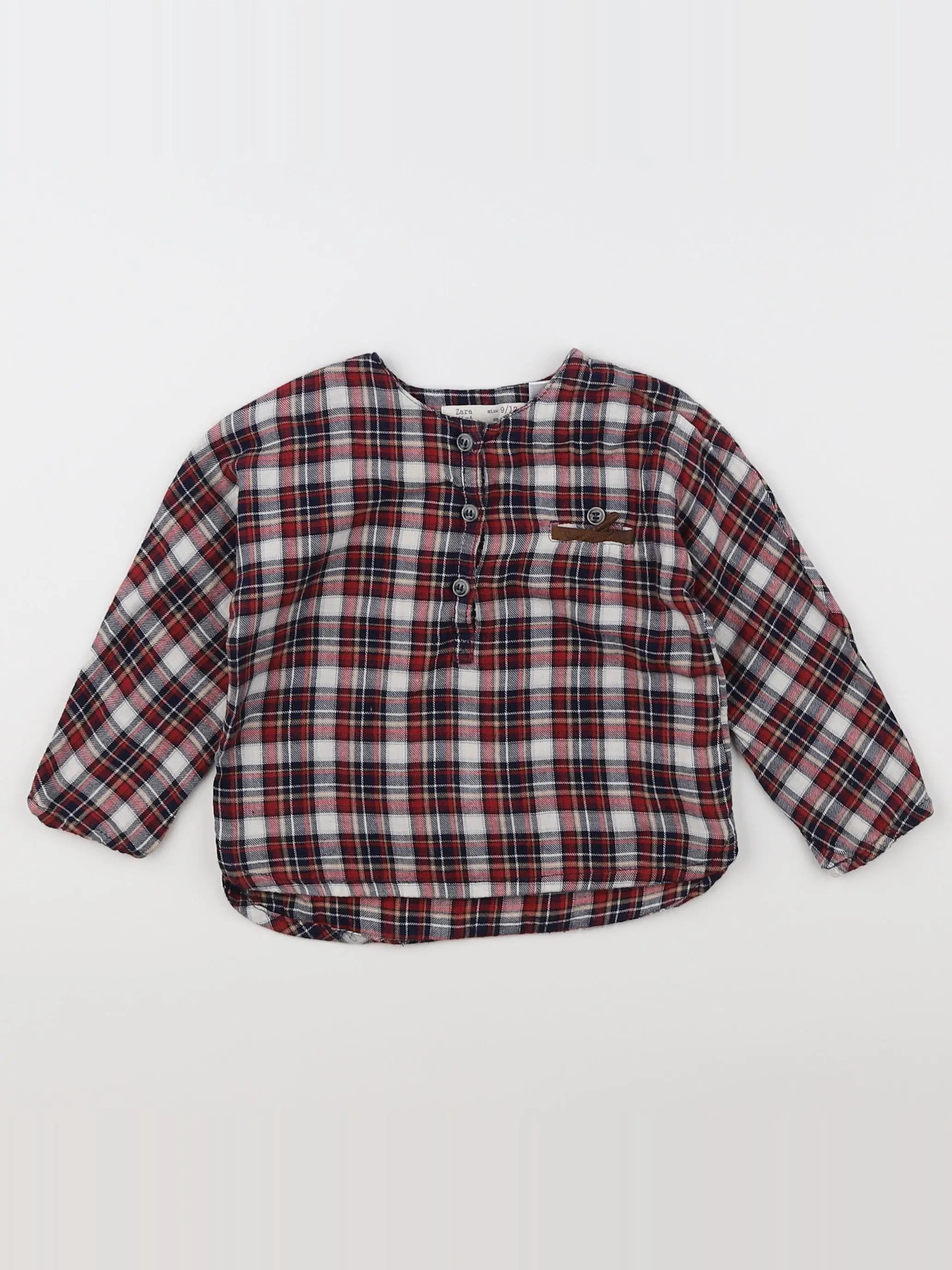 Zara - chemise multicolore - 9/12 mois
