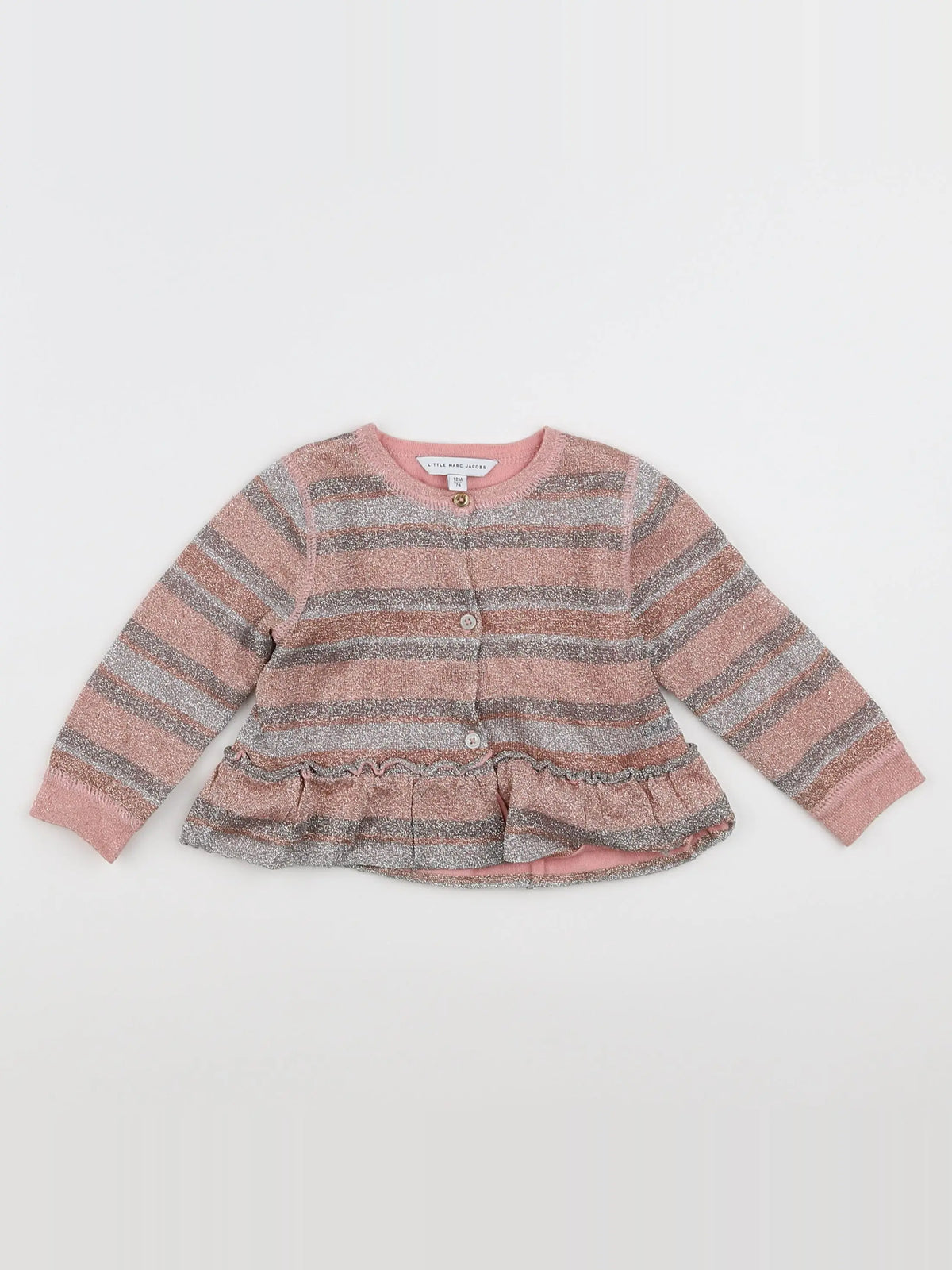Little marc jacobs - gilet rose - 12 mois