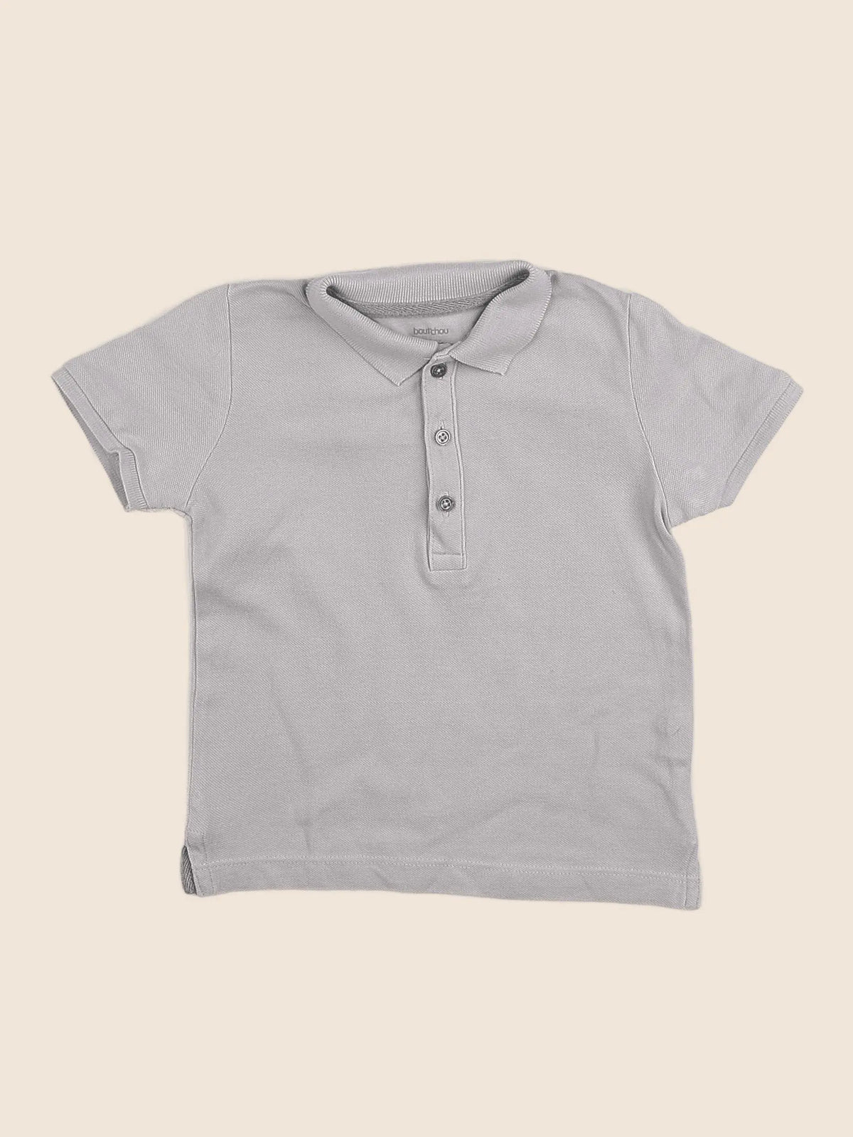 Boutchou - polo gris - 12 mois