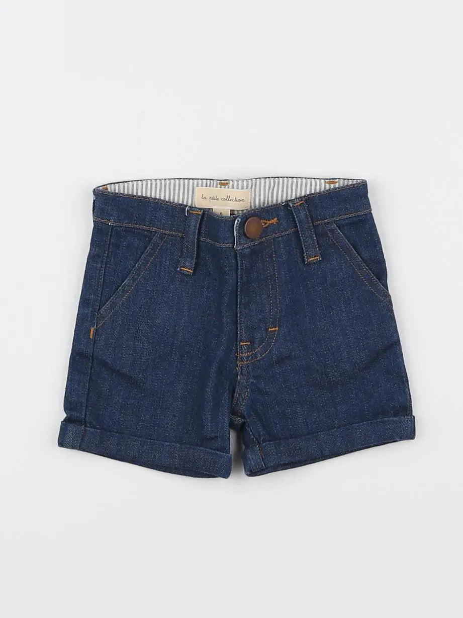 La Petite Collection - short bleu - 6 mois