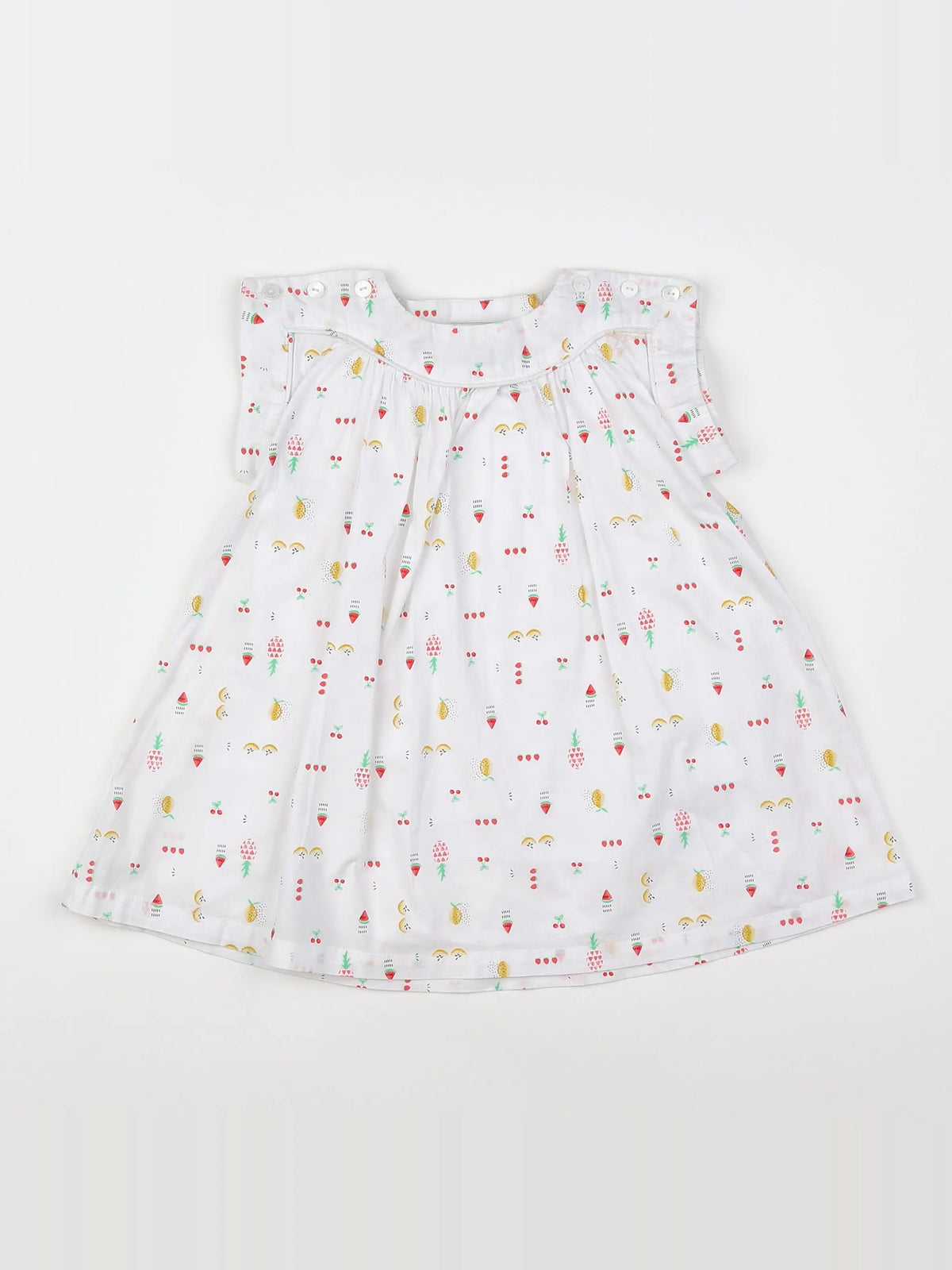 Cyrillus - robe blanc - 12 mois