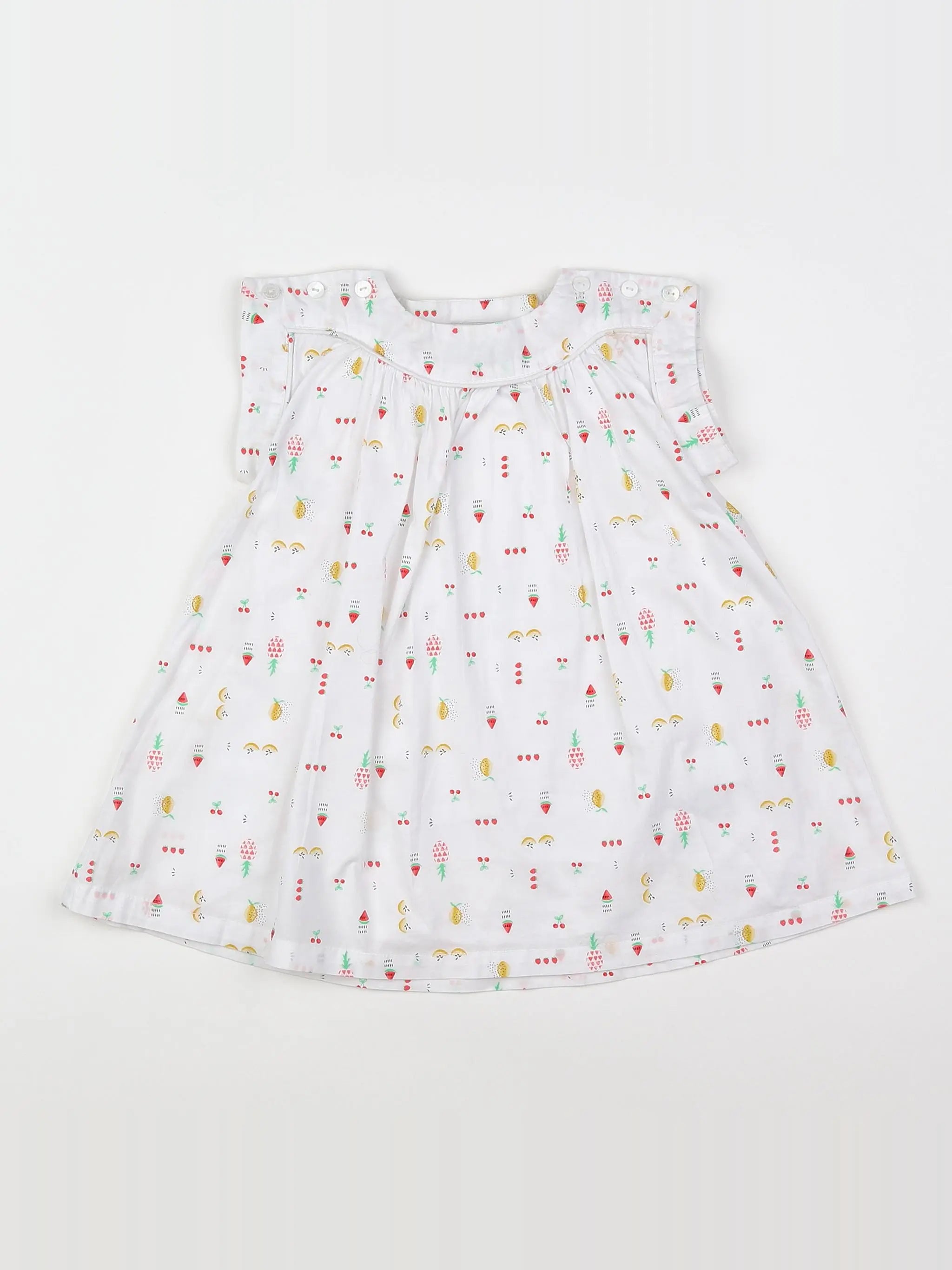 Cyrillus - robe blanc - 12 mois