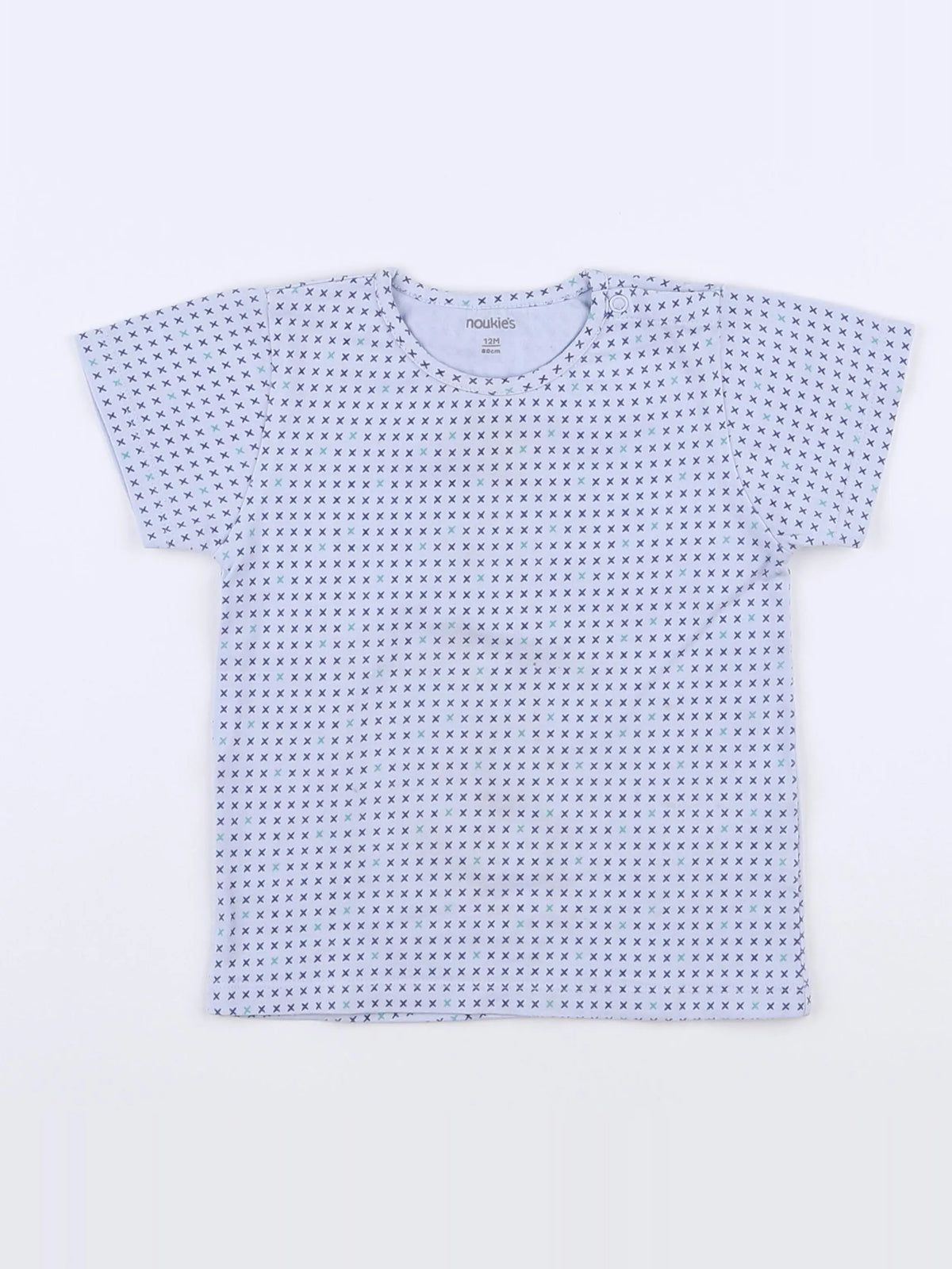 Noukie's - tee-shirt bleu - 12 mois
