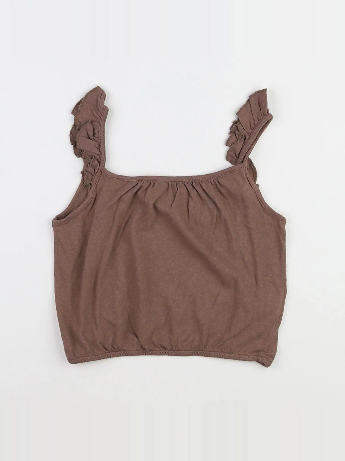 Longlivethequeen  - débardeur marron (neuf) - 12 ans