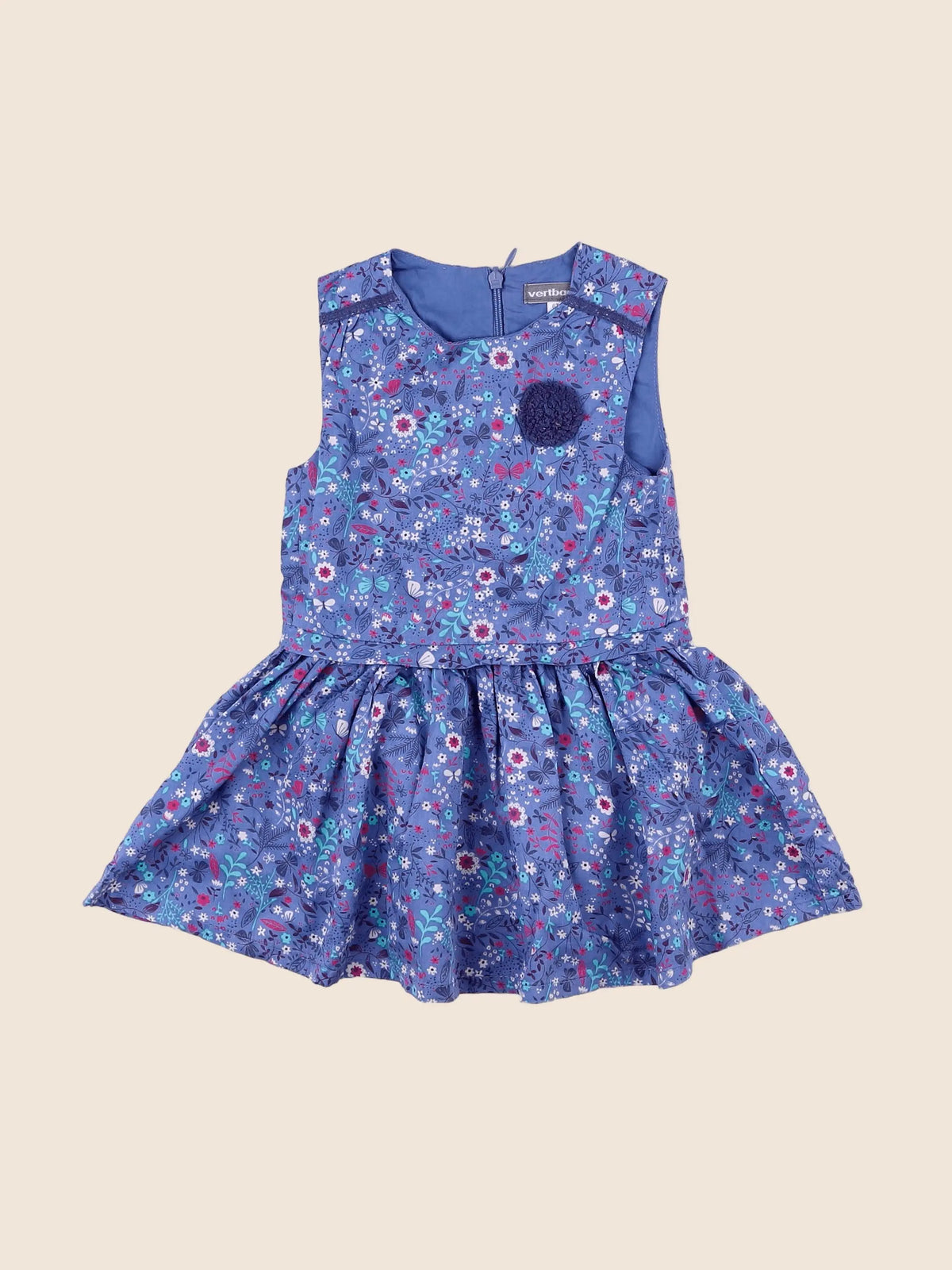 Vertbaudet - robe bleu - 6 mois