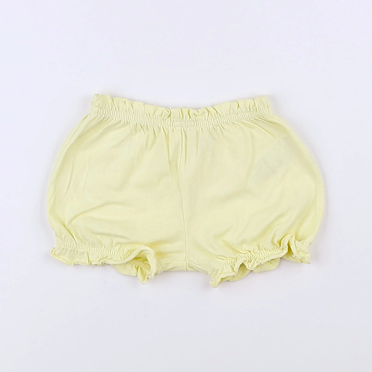 Vertbaudet - short jaune - 12 mois