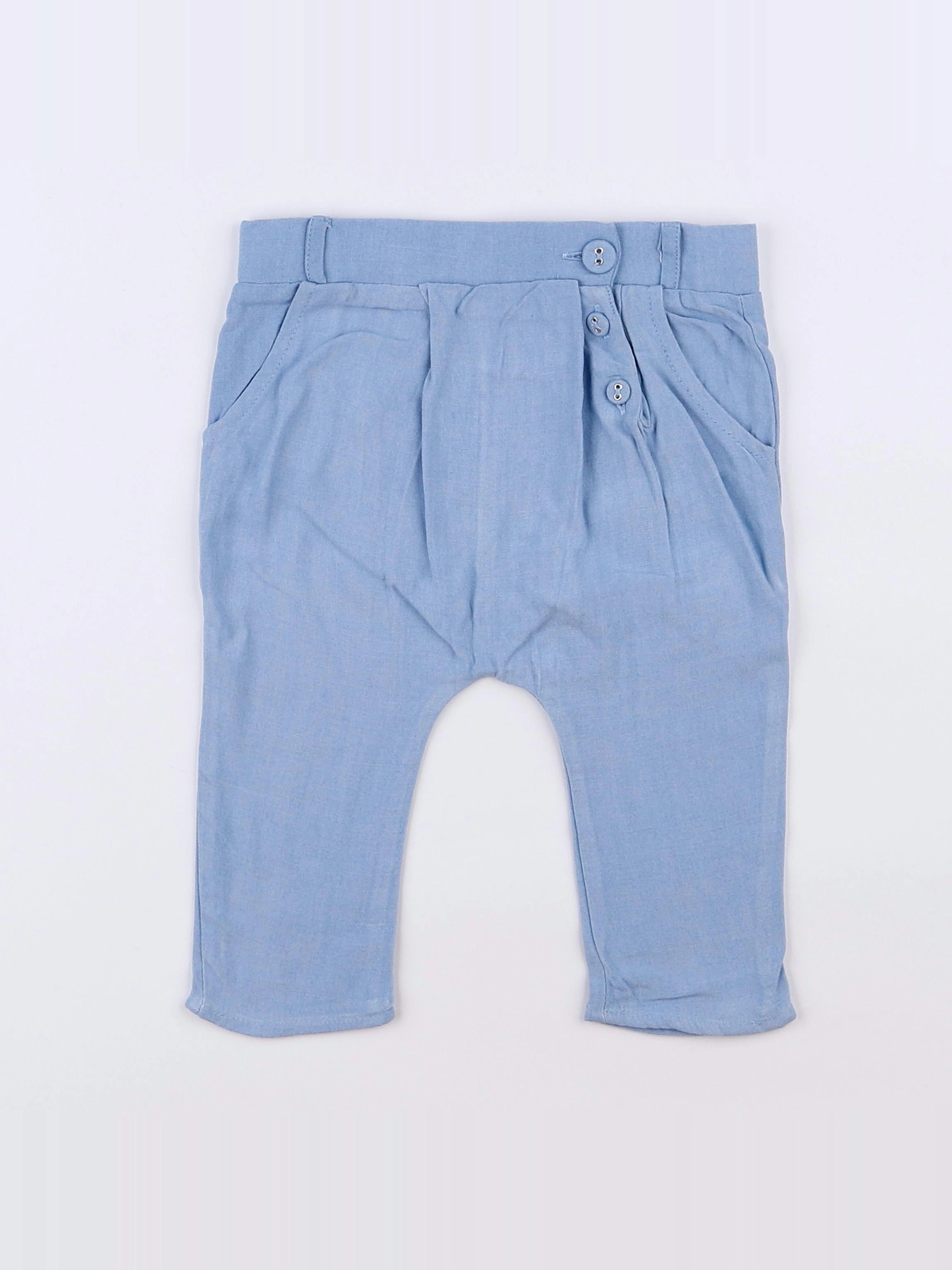 Blune - sarouel bleu - 6 mois