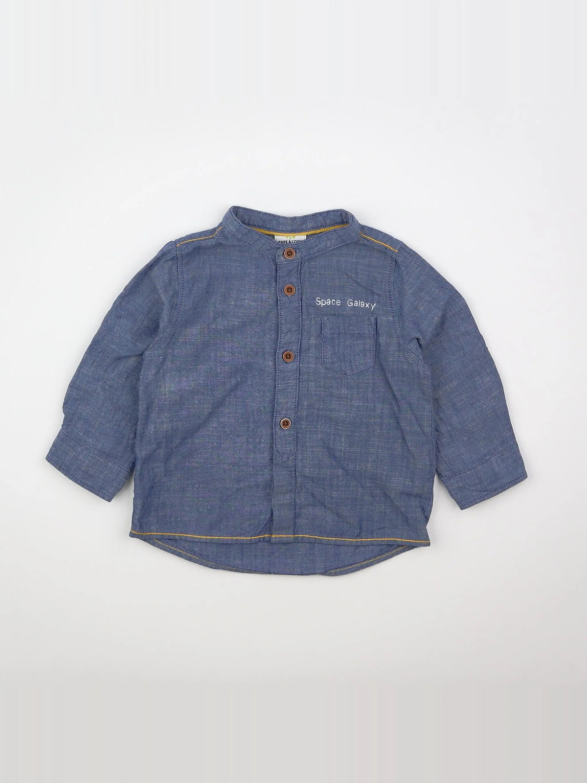 Tape à l'oeil - chemise bleu - 12 mois