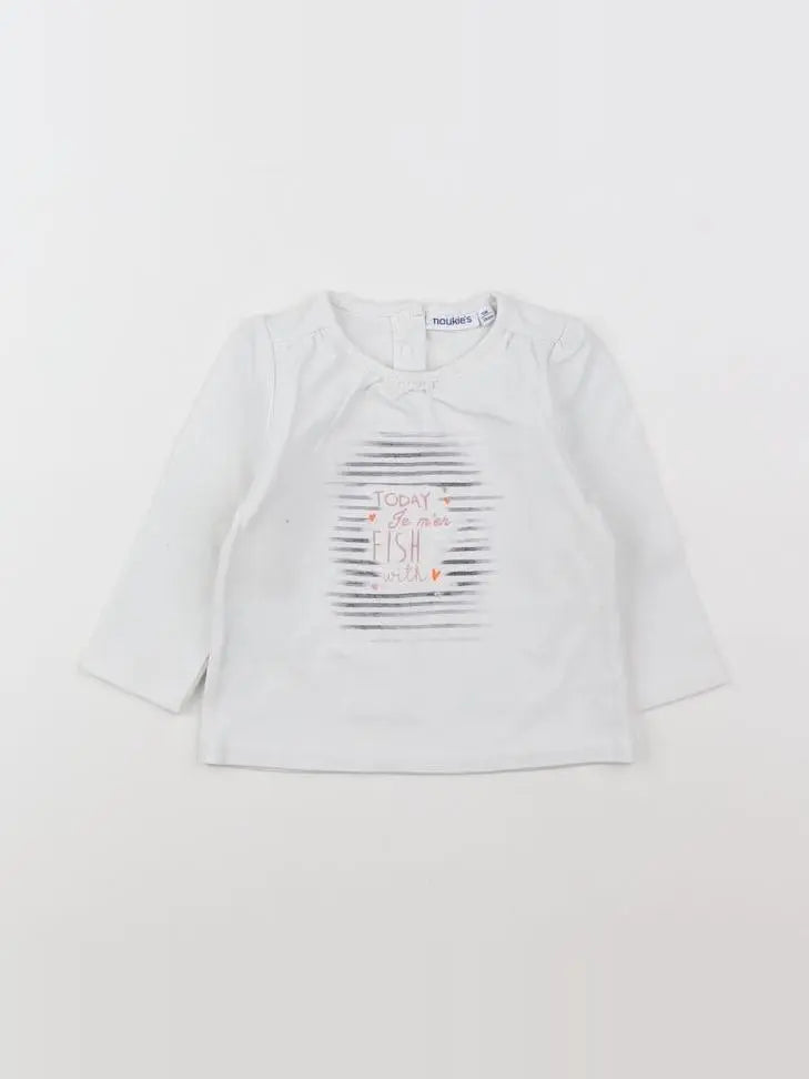 Noukie's - tee-shirt blanc - 9 mois
