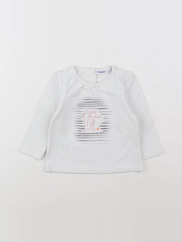 Noukie's - tee-shirt blanc - 9 mois