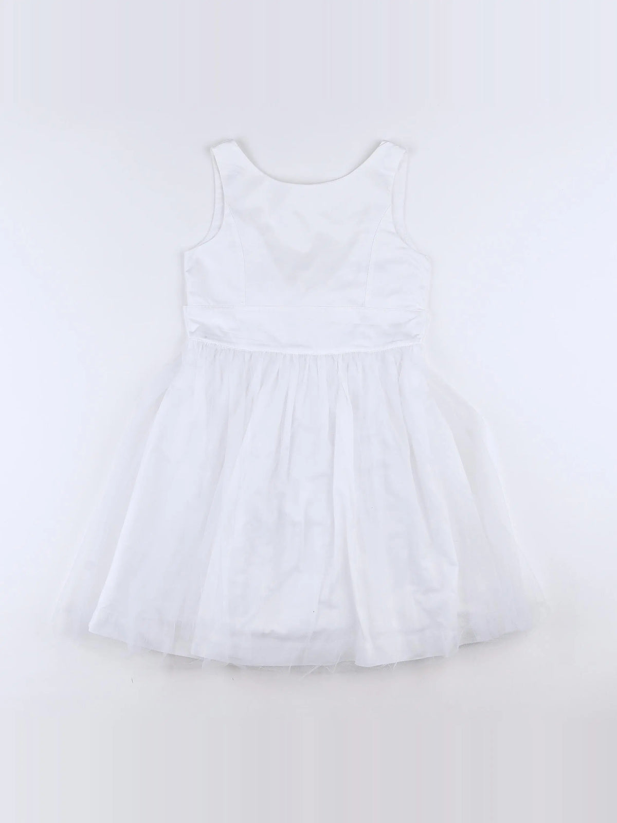 Vertbaudet - robe blanc - 9 ans