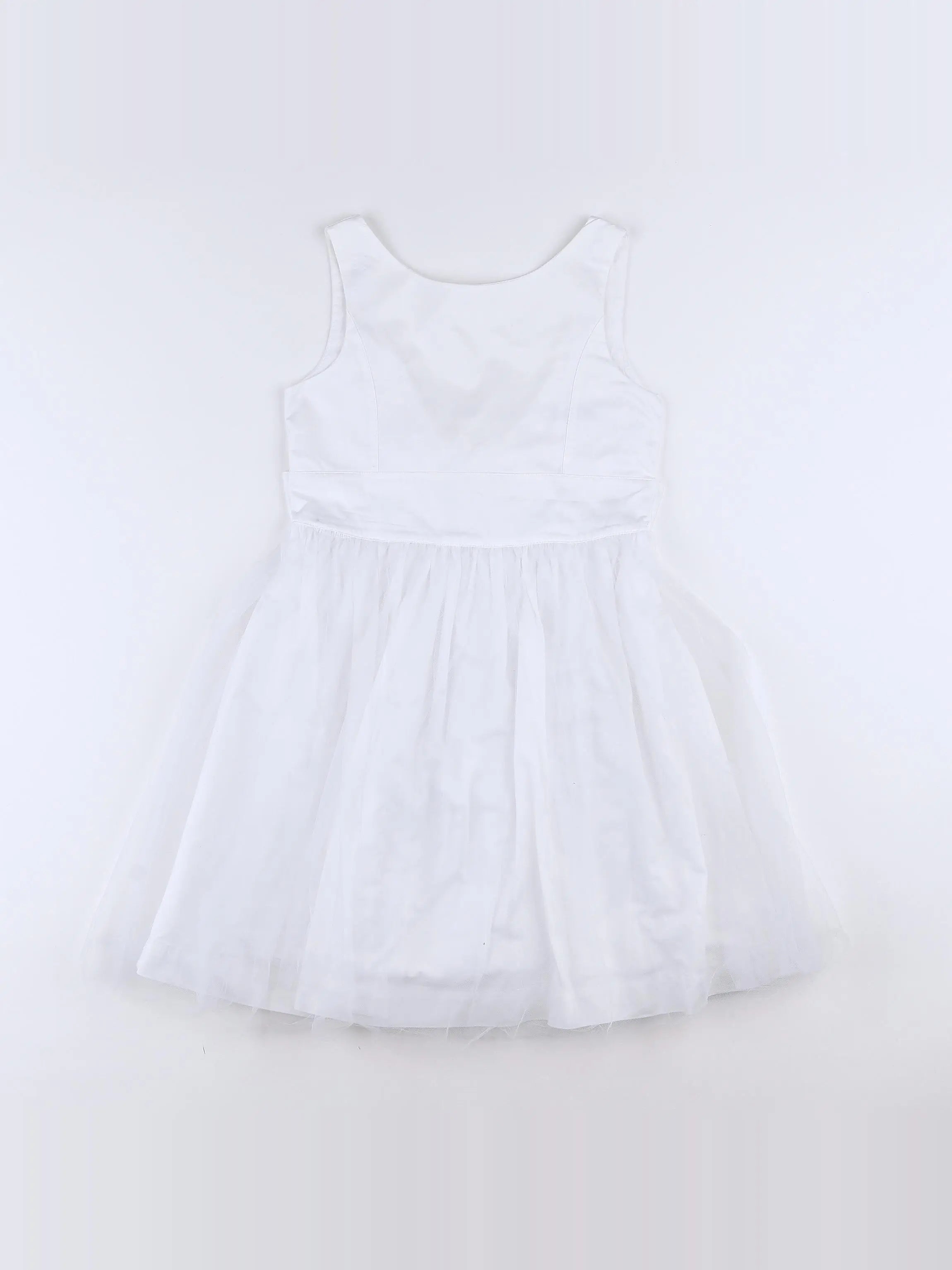 Vertbaudet - robe blanc - 9 ans