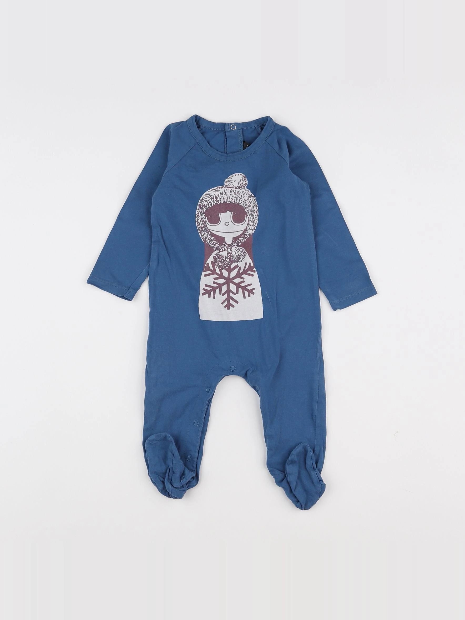 Little marc jacobs - pyjama coton bleu - 6 mois
