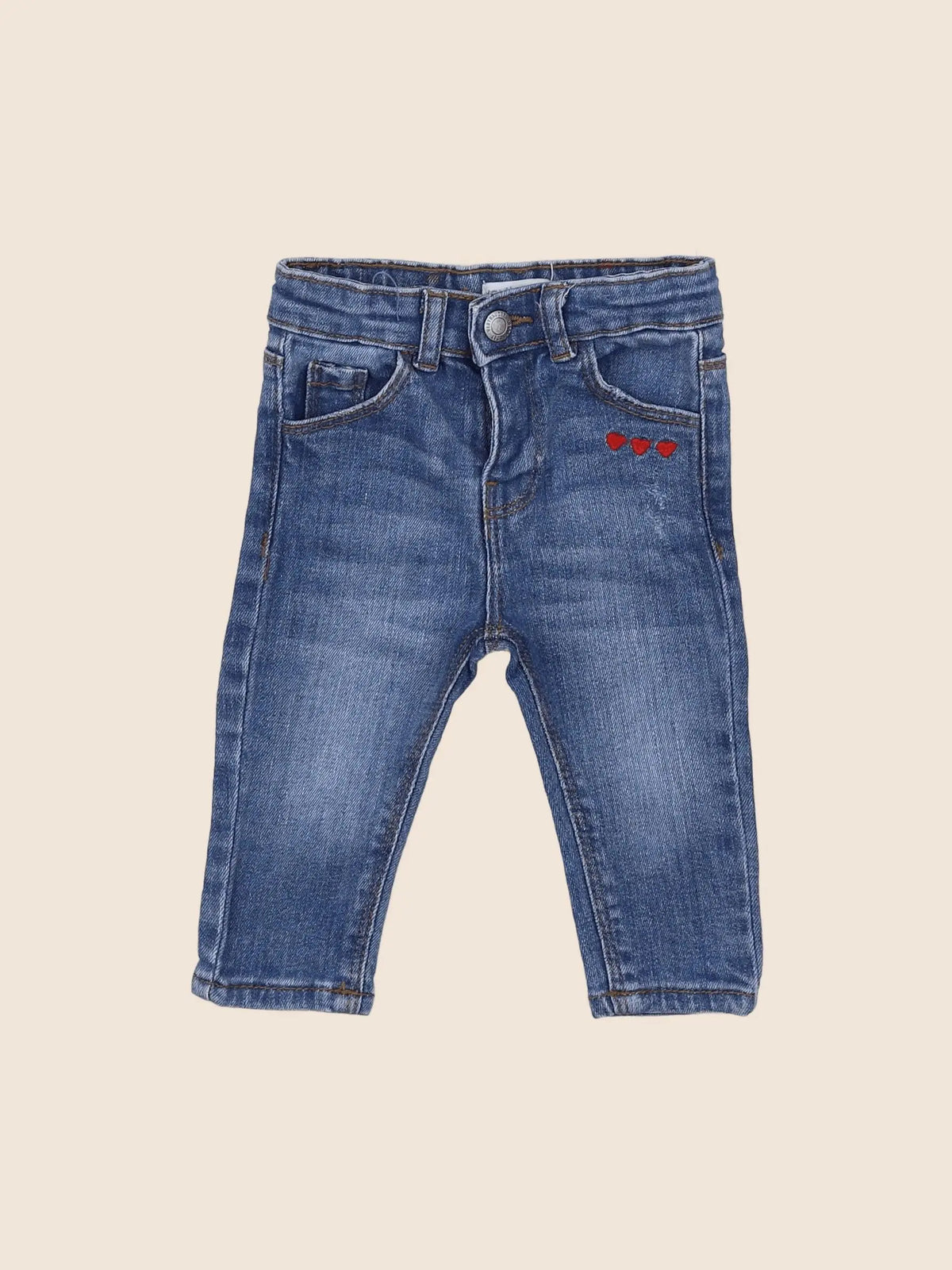 Vertbaudet - jean bleu - 6 mois