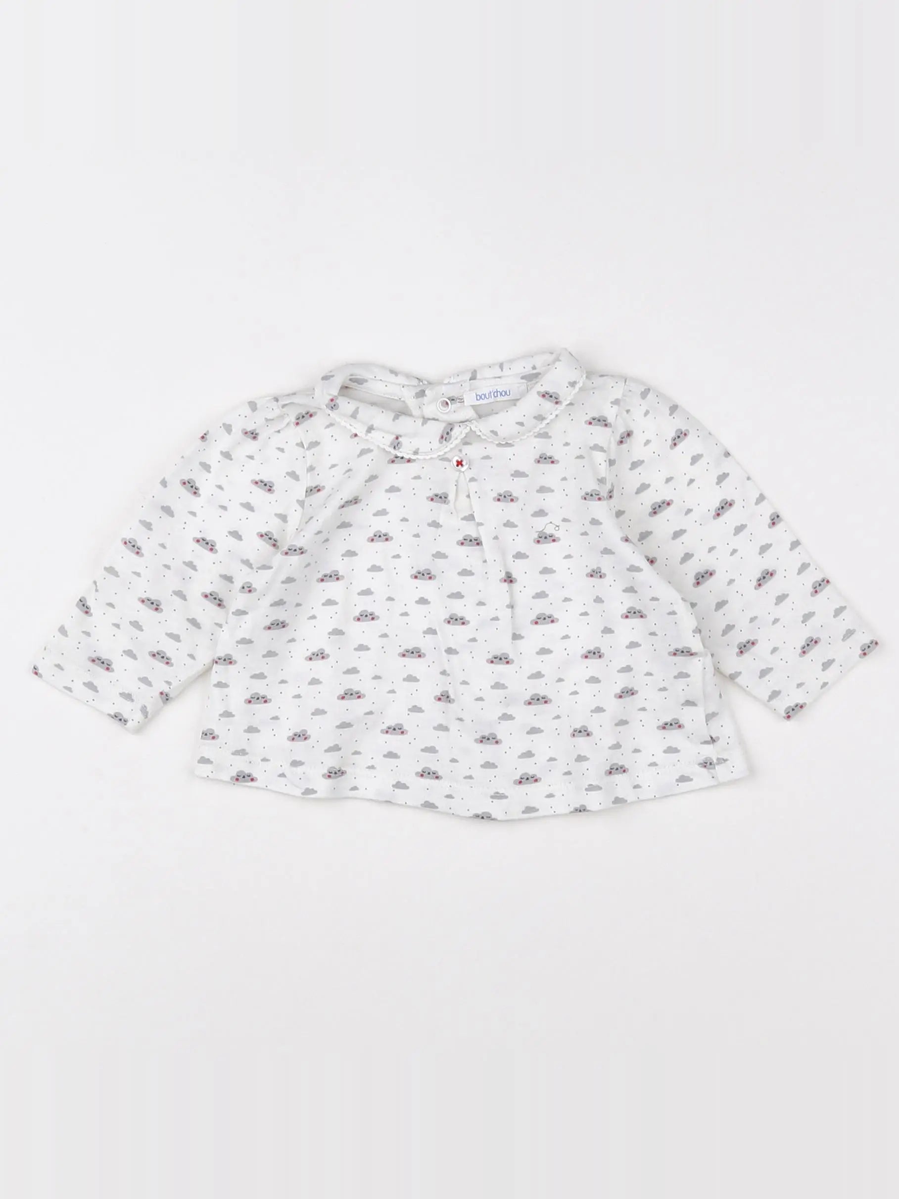 Boutchou - tee-shirt blanc - 3 mois