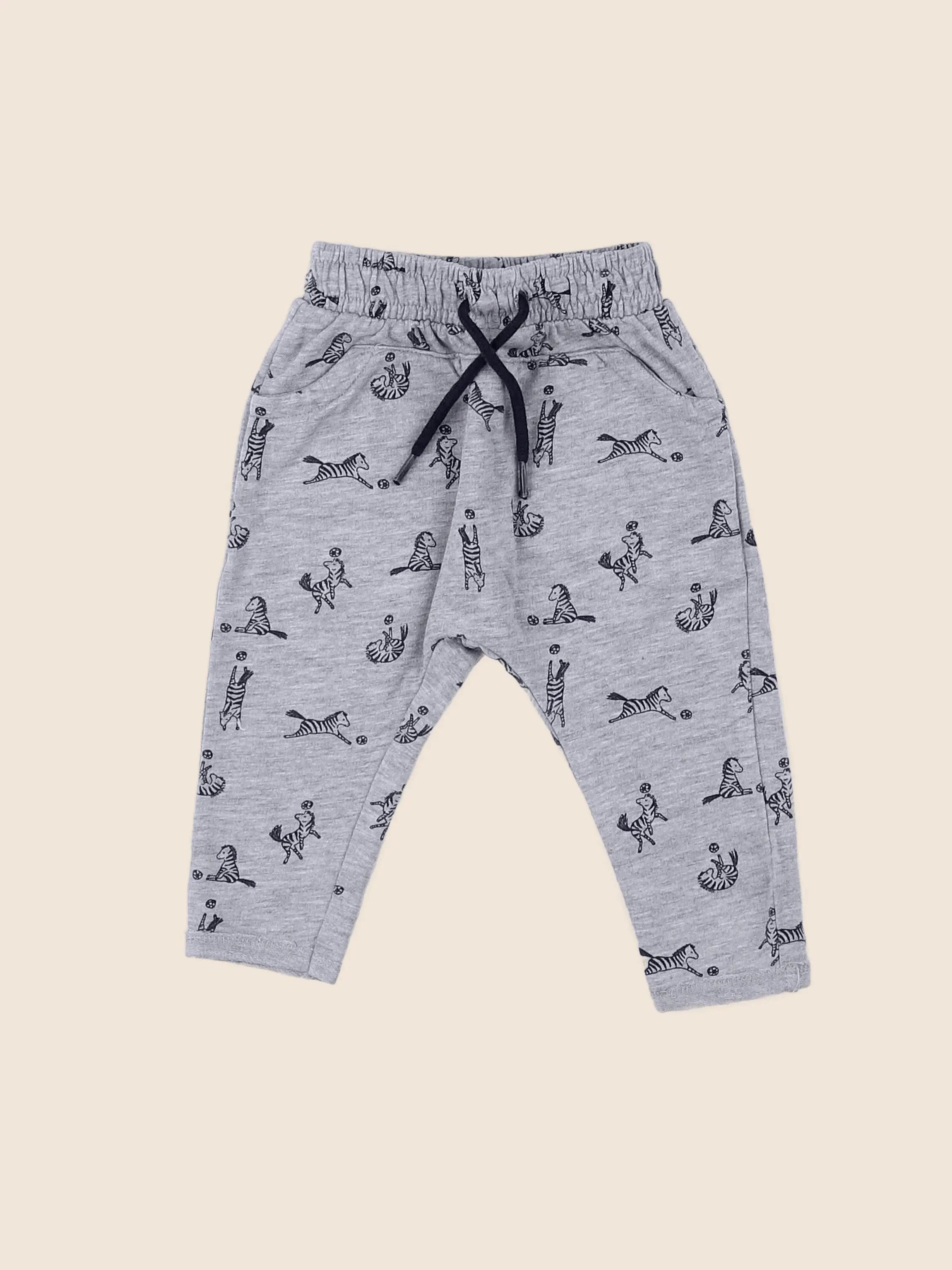 Vertbaudet - jogging gris, bleu - 3 mois
