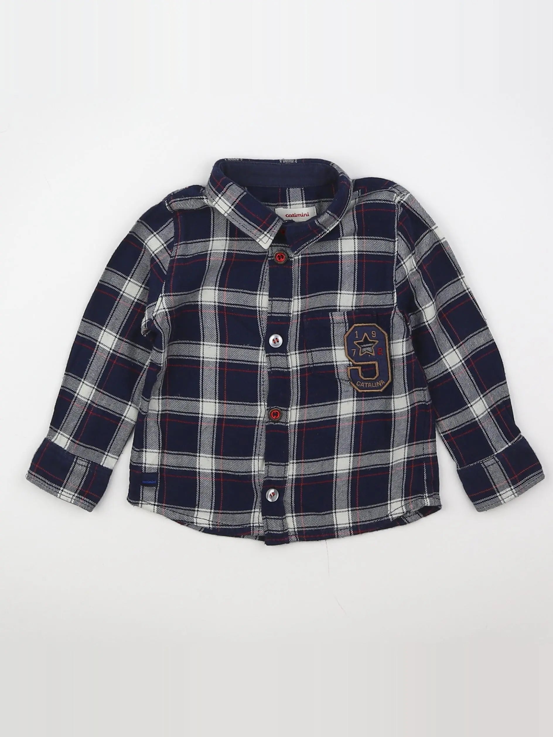 Catimini - chemise multicolore - 18 mois