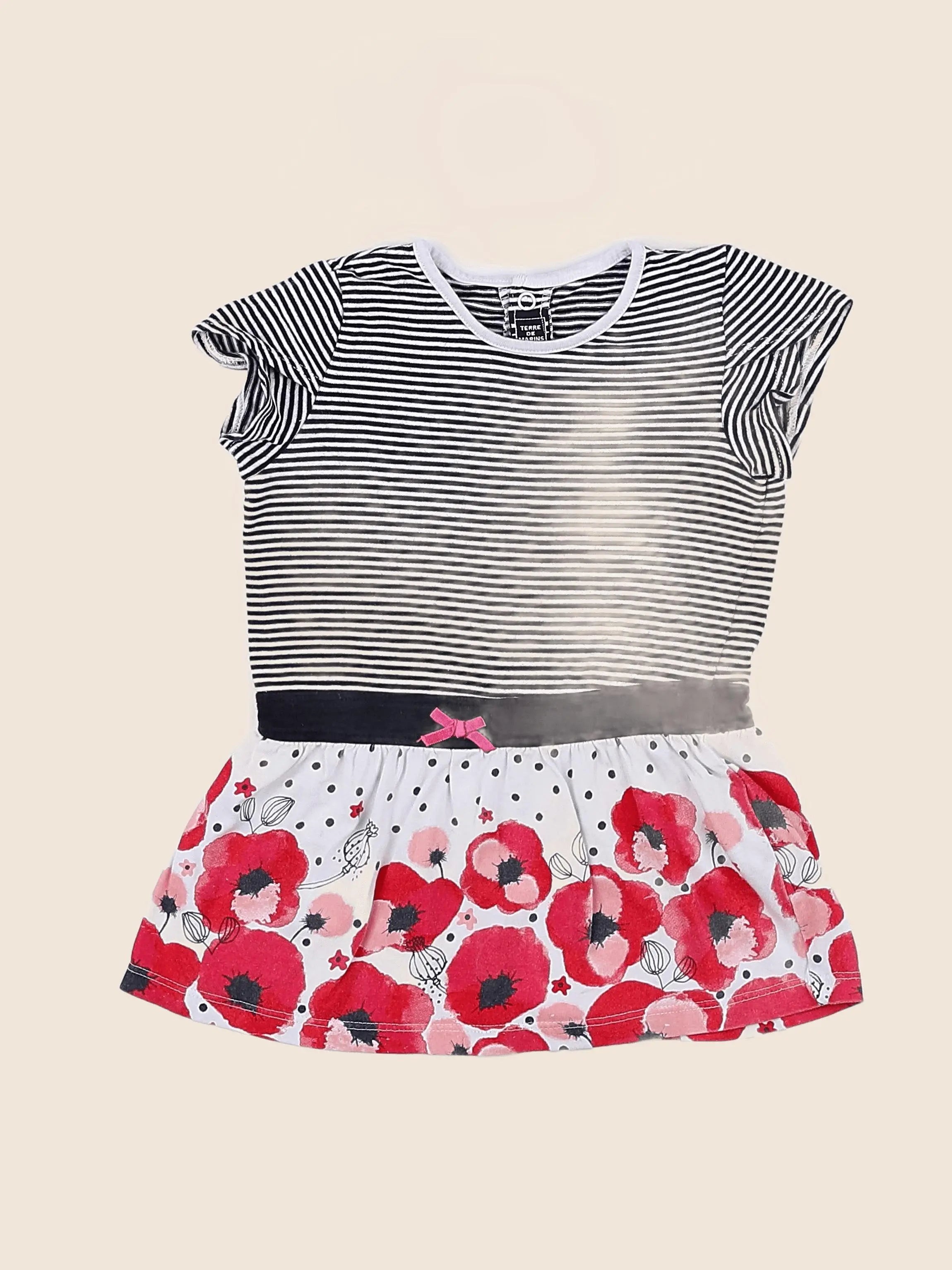 Terre de marins - robe bleu - 12 mois