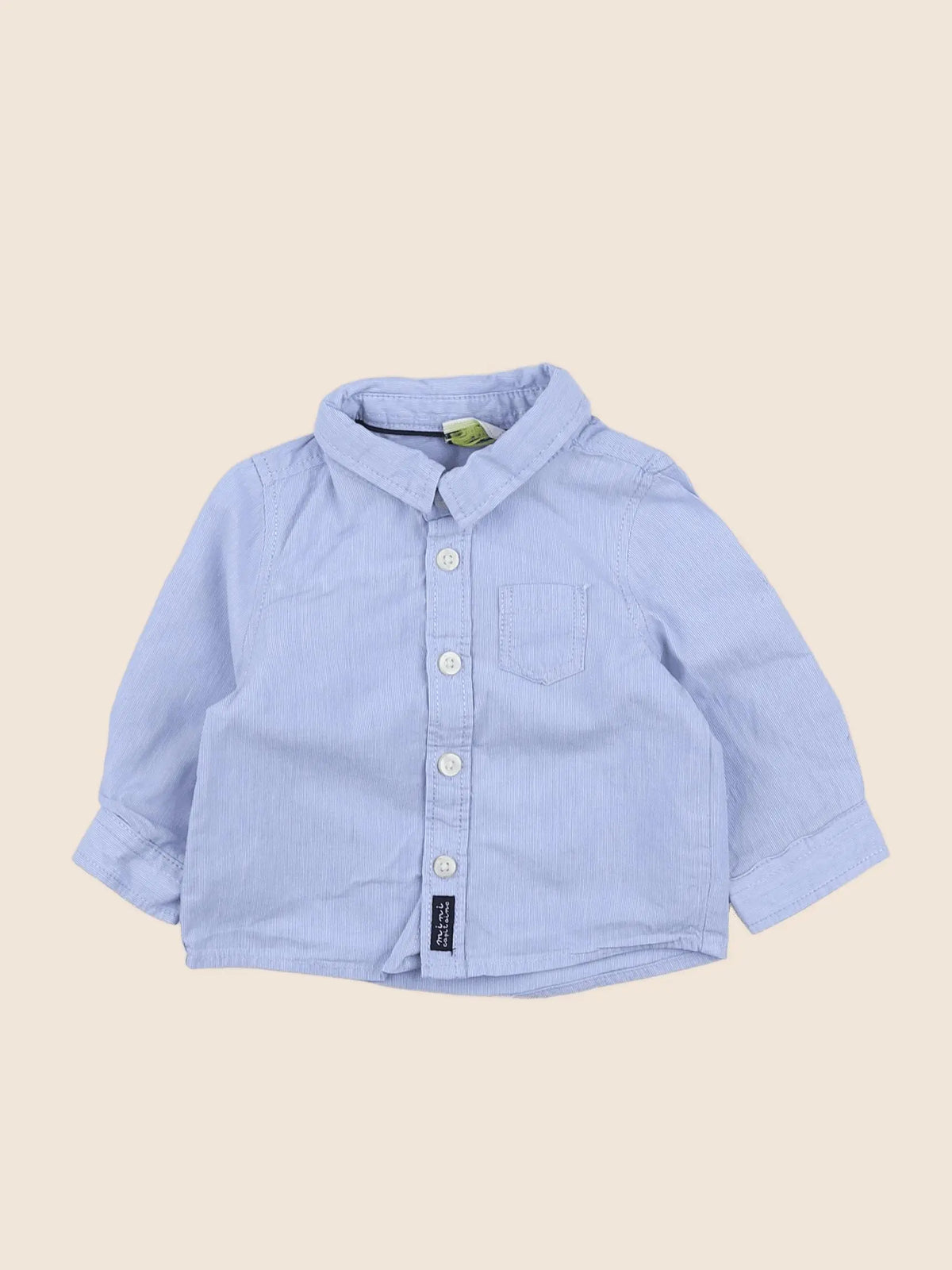 Tape à l'oeil - chemise bleu - 3 mois