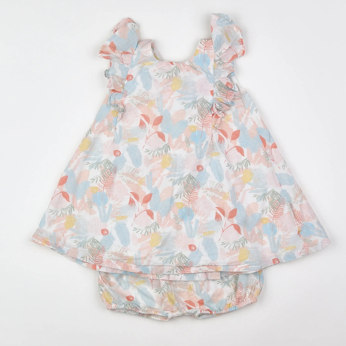 Vertbaudet - robe multicolore - 18 mois