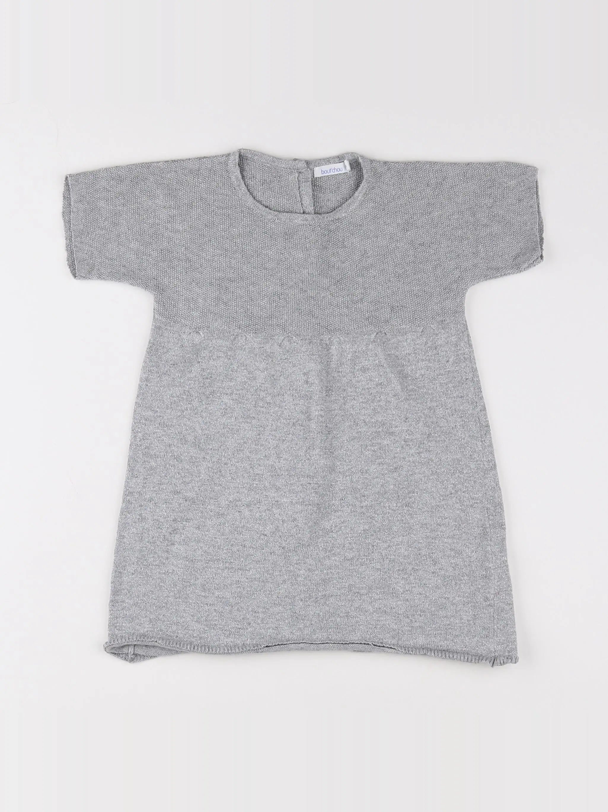 Boutchou - robe gris, argent - 18 mois