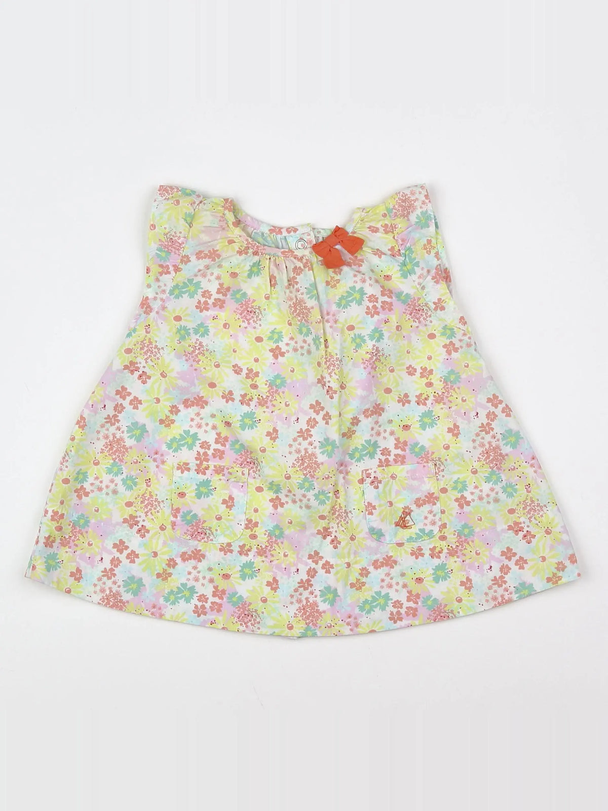 Petit Bateau - robe multicolore - 3 mois