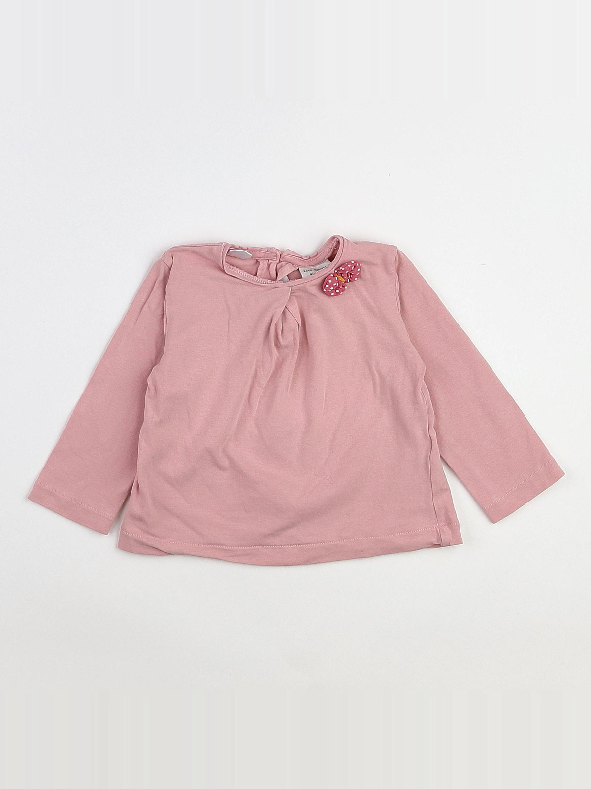 Zara - tee-shirt rose - 9/12 mois