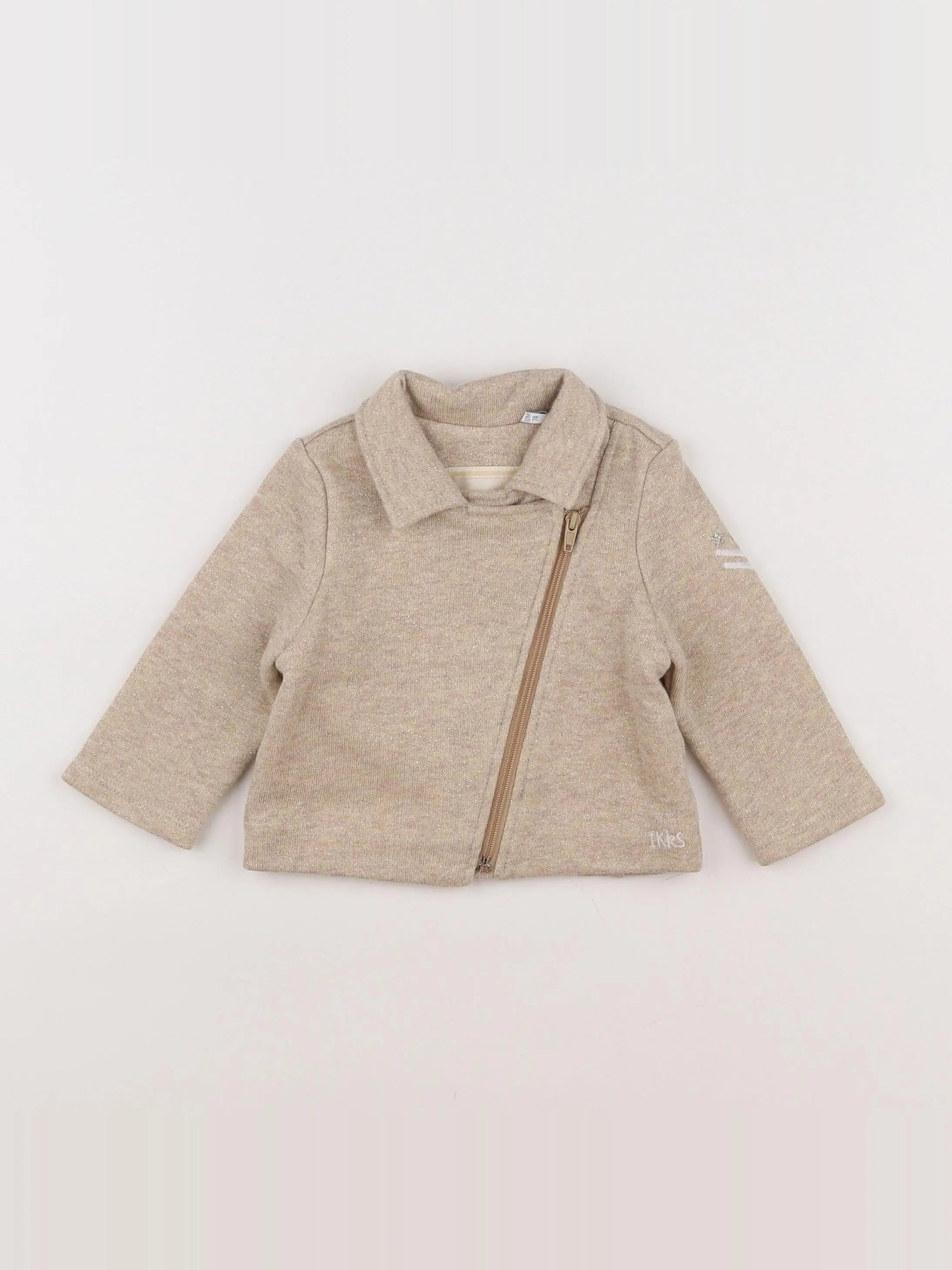 IKKS - sweat beige - 12 mois
