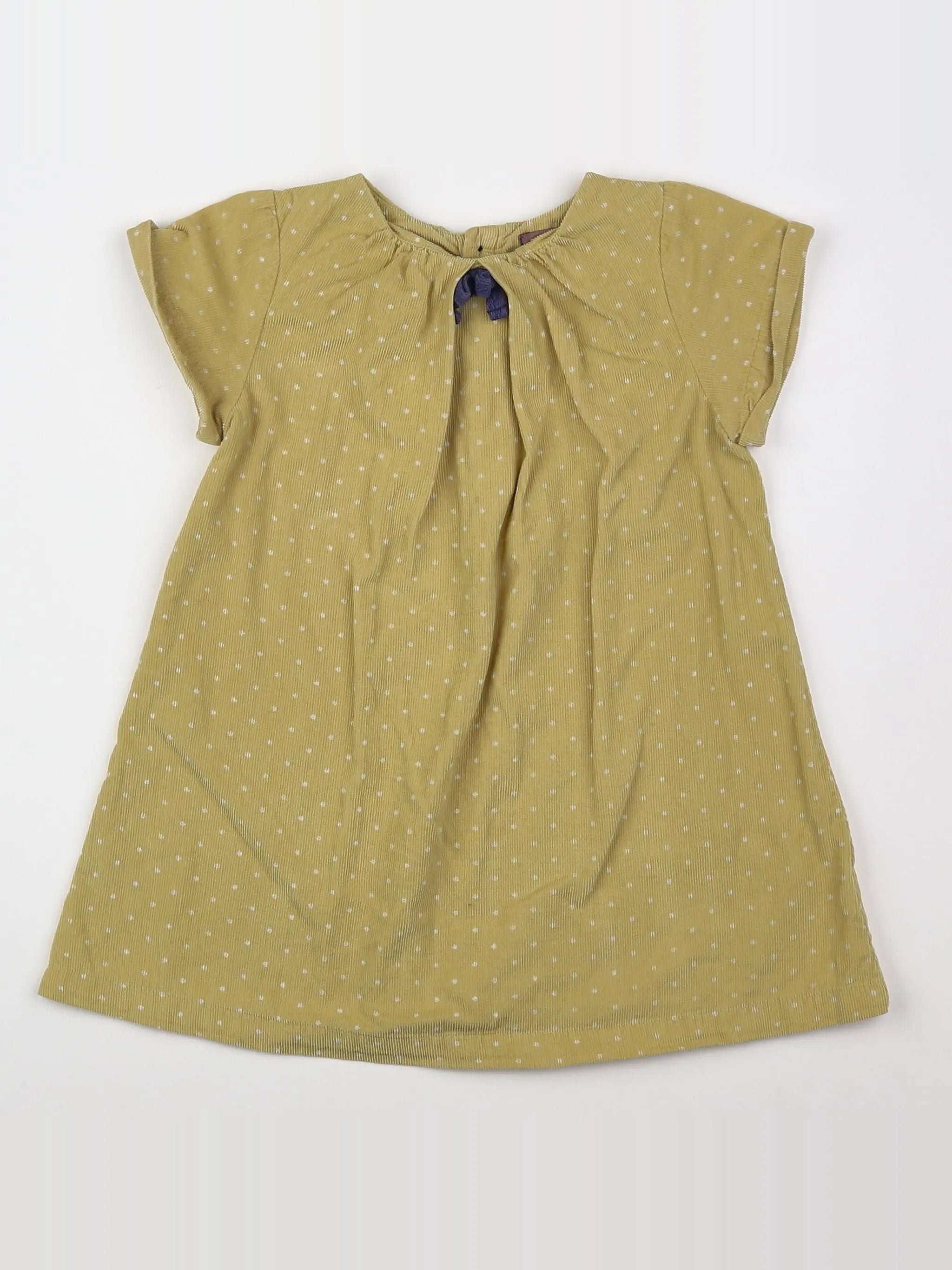 Boutchou - robe jaune, bleu - 18 mois