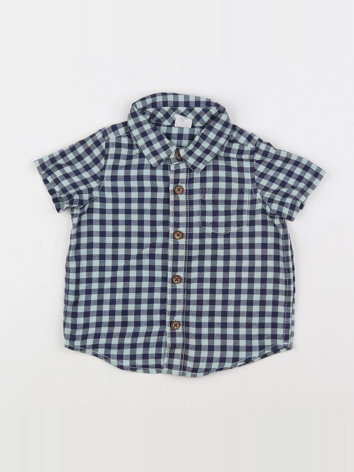 GAP - chemise bleu - 6/12 mois