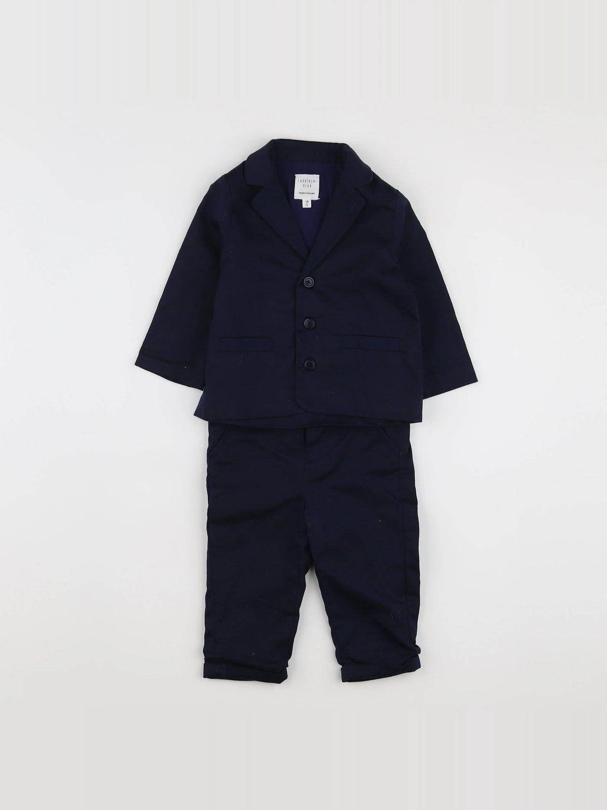 Carrément Beau - ensemble bleu - 12 mois