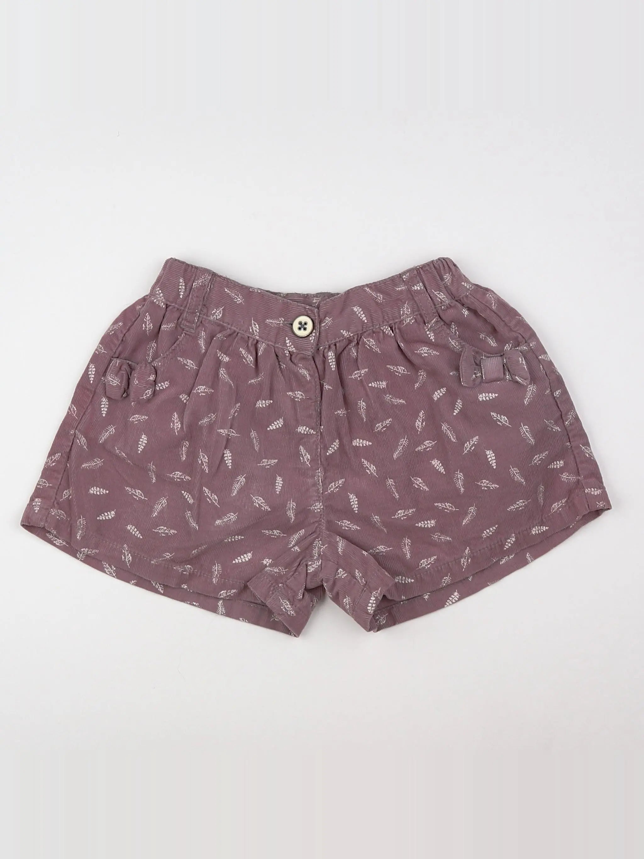 Tape à l'oeil - short violet - 12 mois