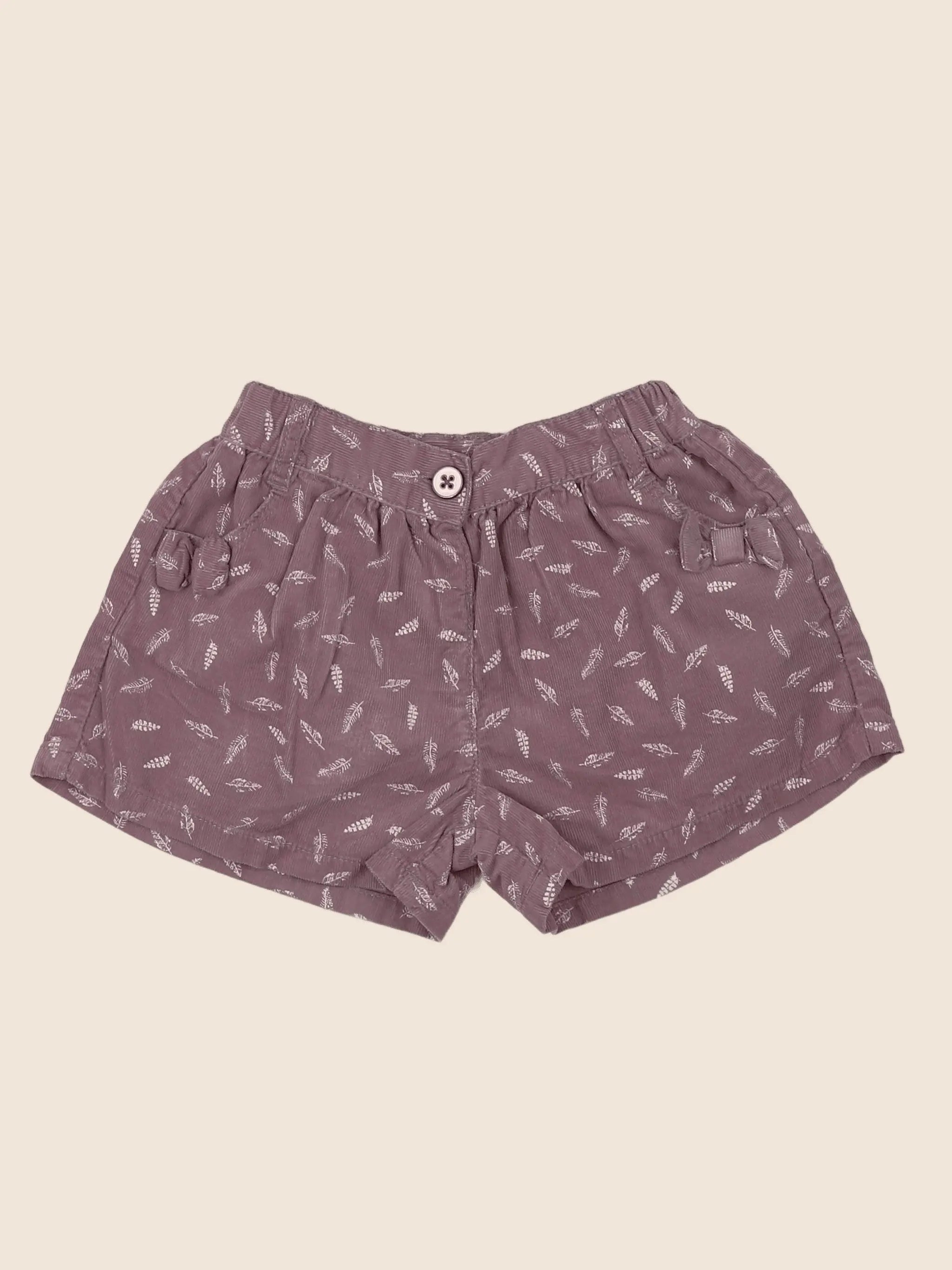 Tape à l'oeil - short violet - 12 mois