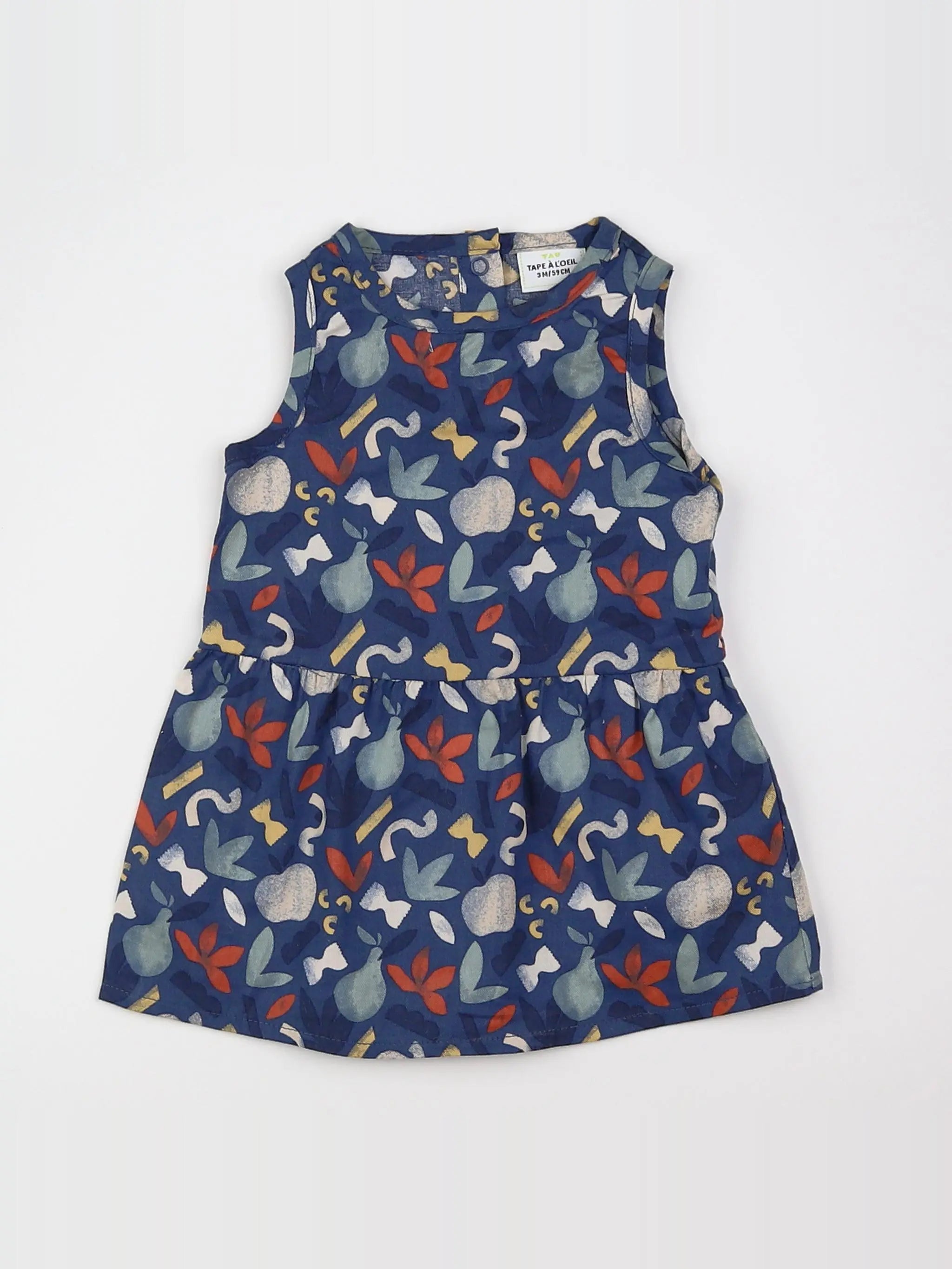 Tape à l'oeil - robe bleu - 3 mois