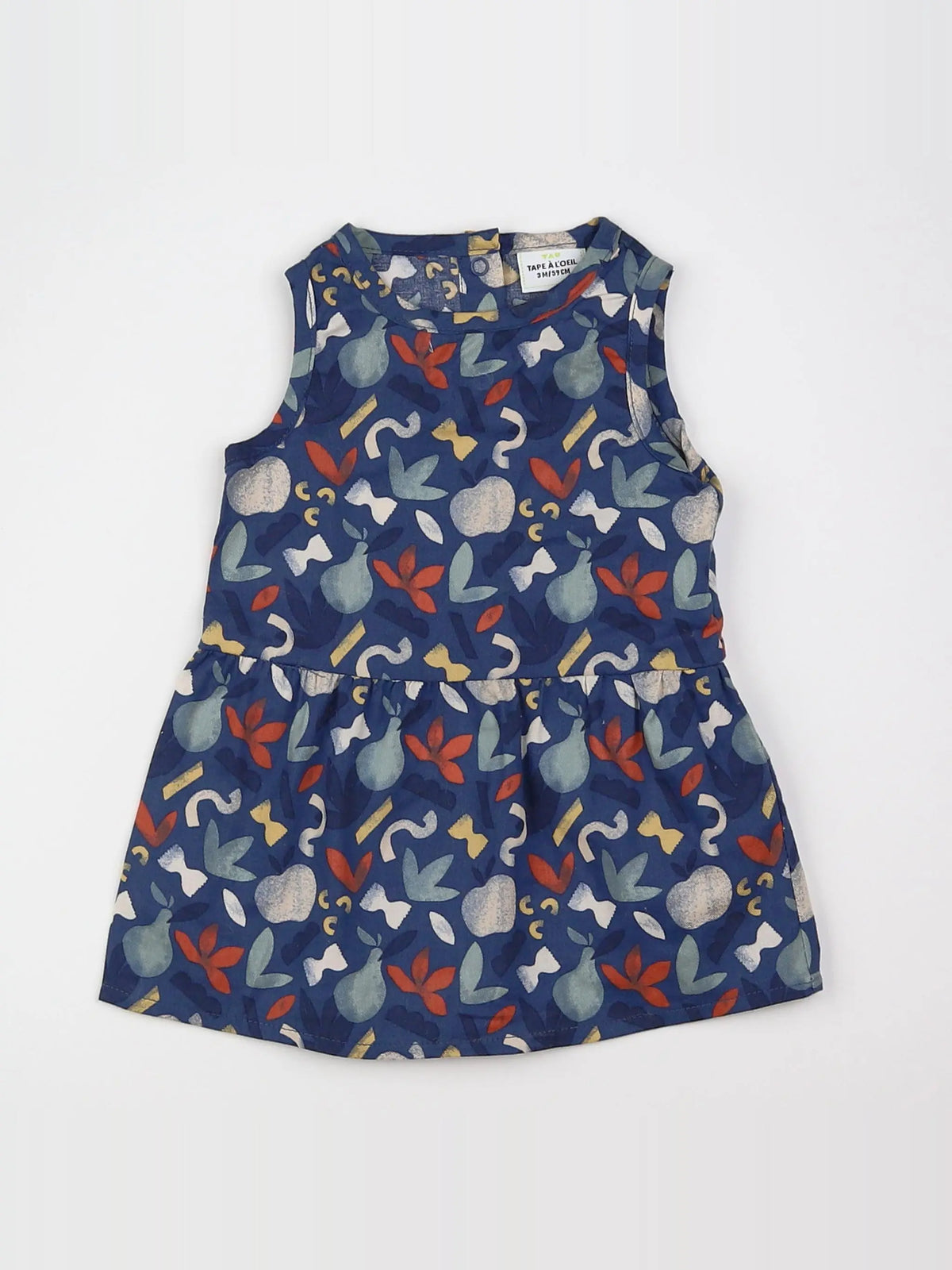 Tape à l'oeil - robe bleu - 3 mois