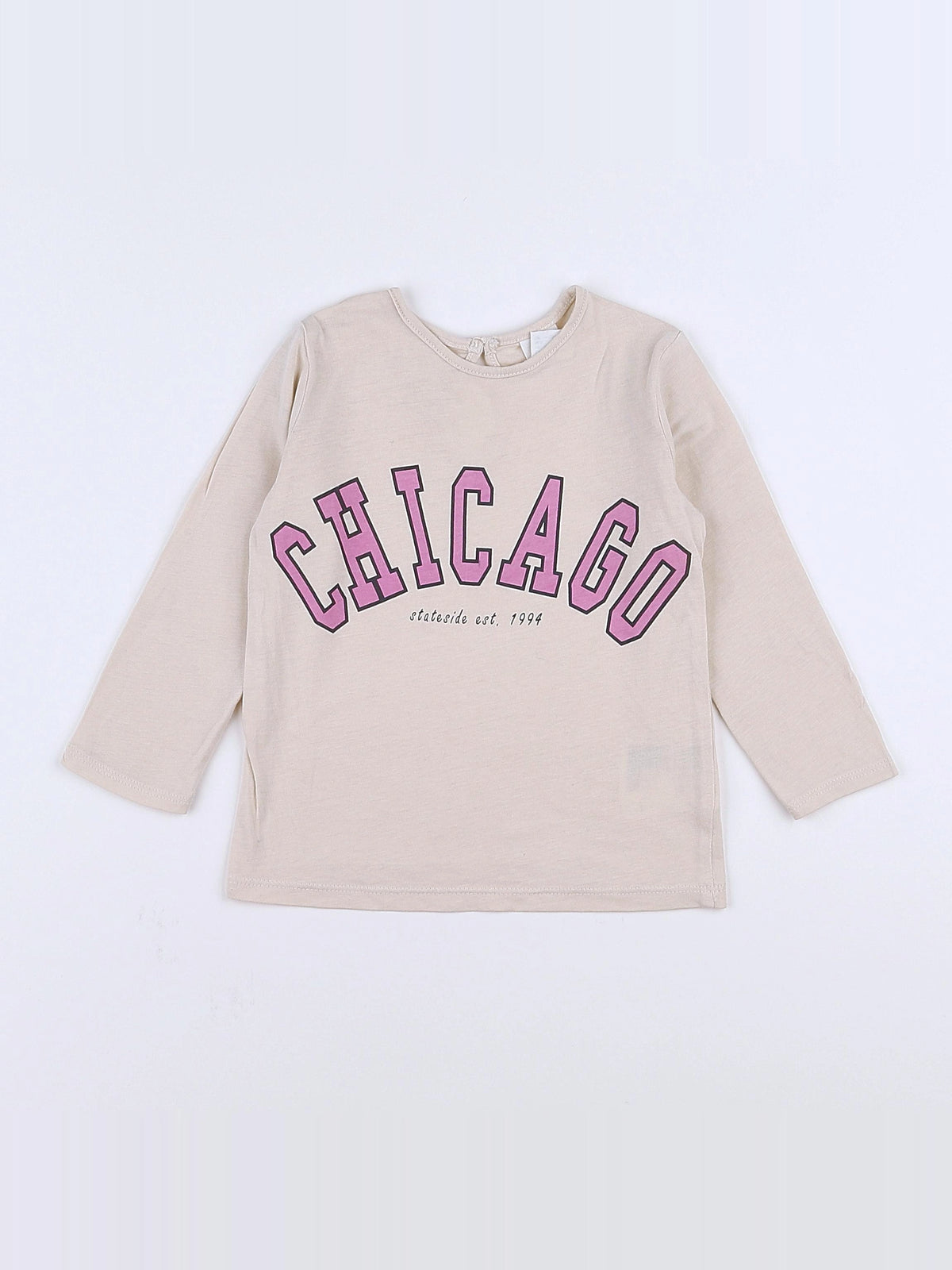 H&M - tee-shirt beige - 12 mois