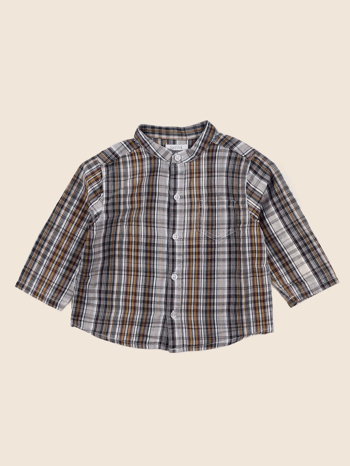 Boutchou - chemise multicolore - 9 mois