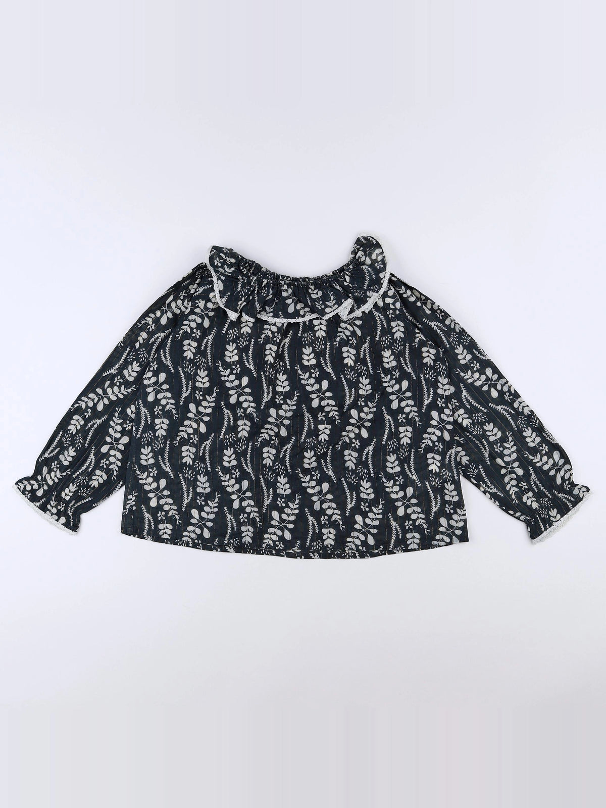 Bonton - blouse gris, or - 6 ans