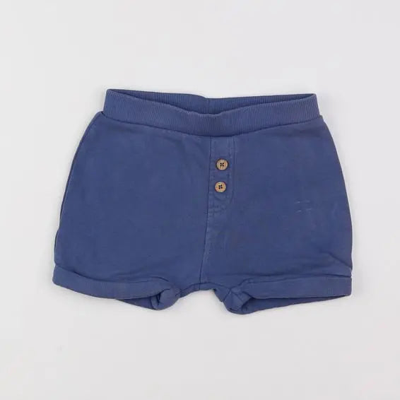 Vertbaudet - short bleu - 9 mois