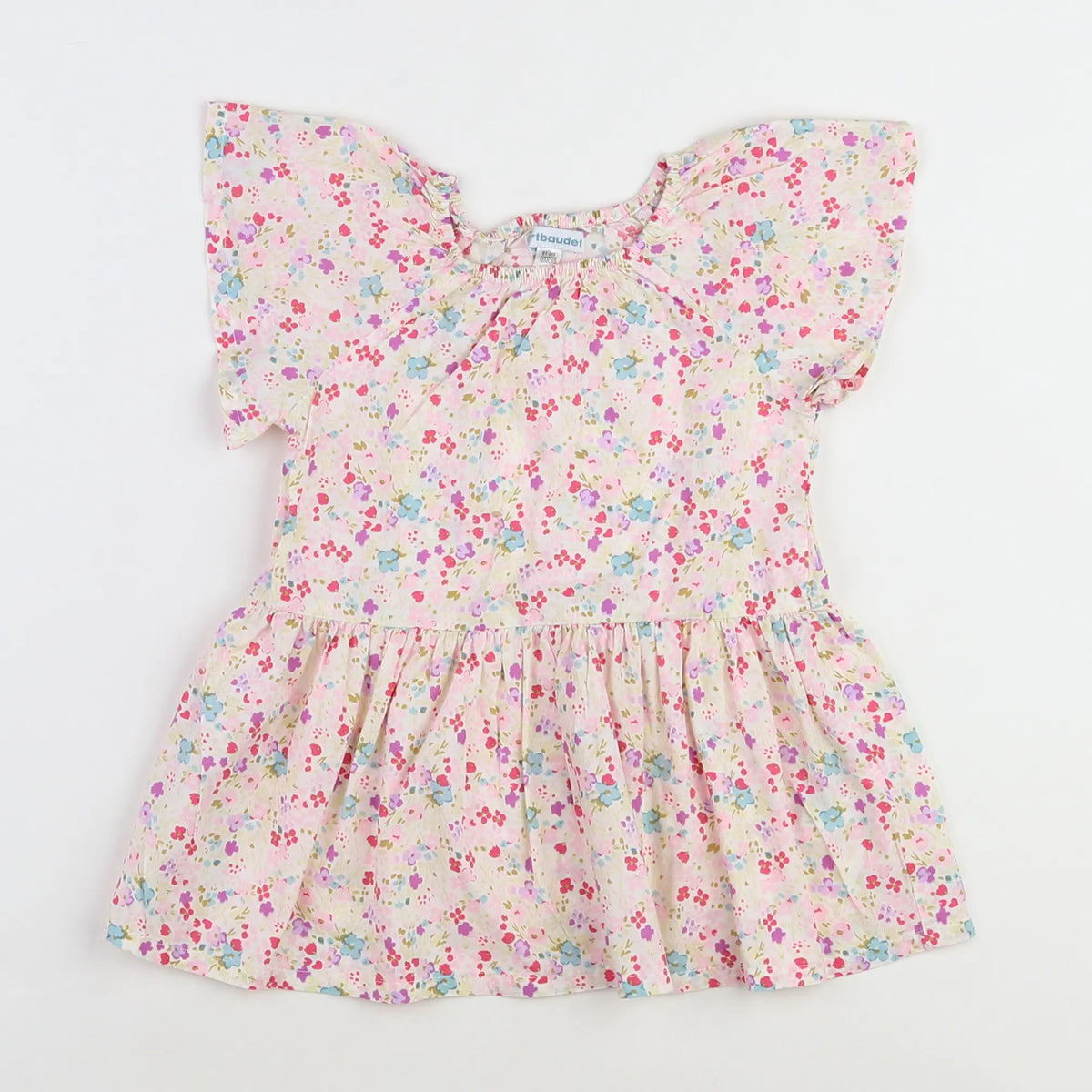Vertbaudet - robe multicolore - 18 mois