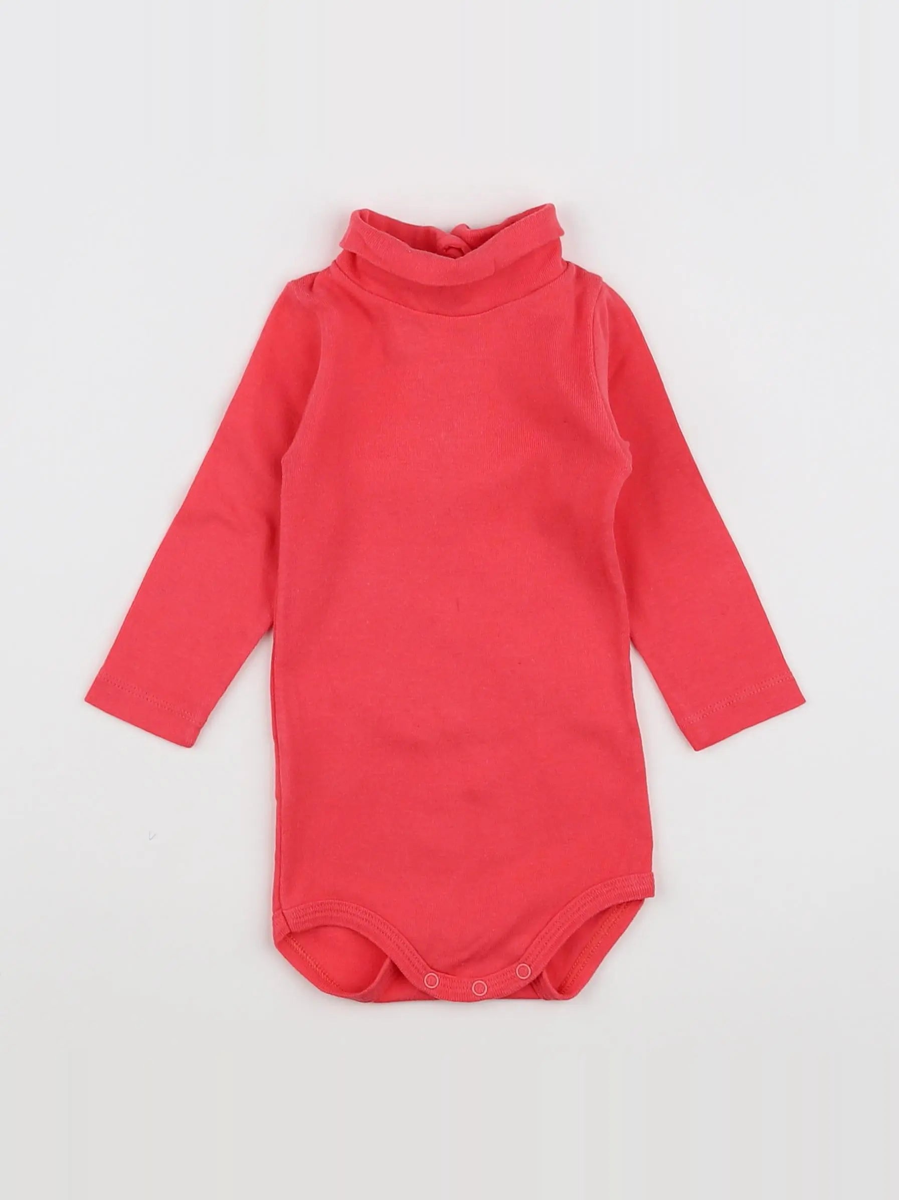 Petit Bateau - body vetement rose - 6 mois