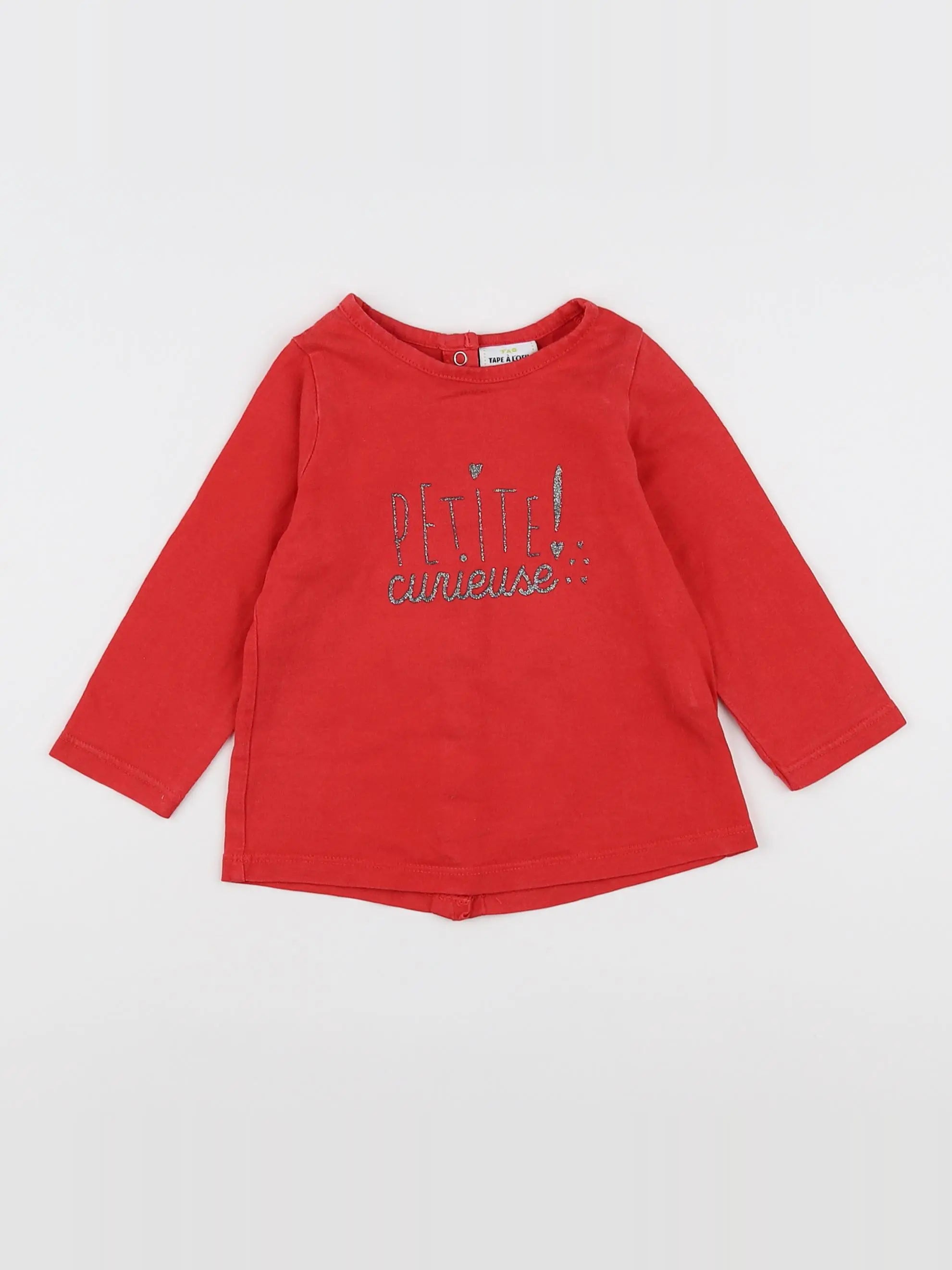 Tape à l'oeil - tee-shirt rouge - 9 mois