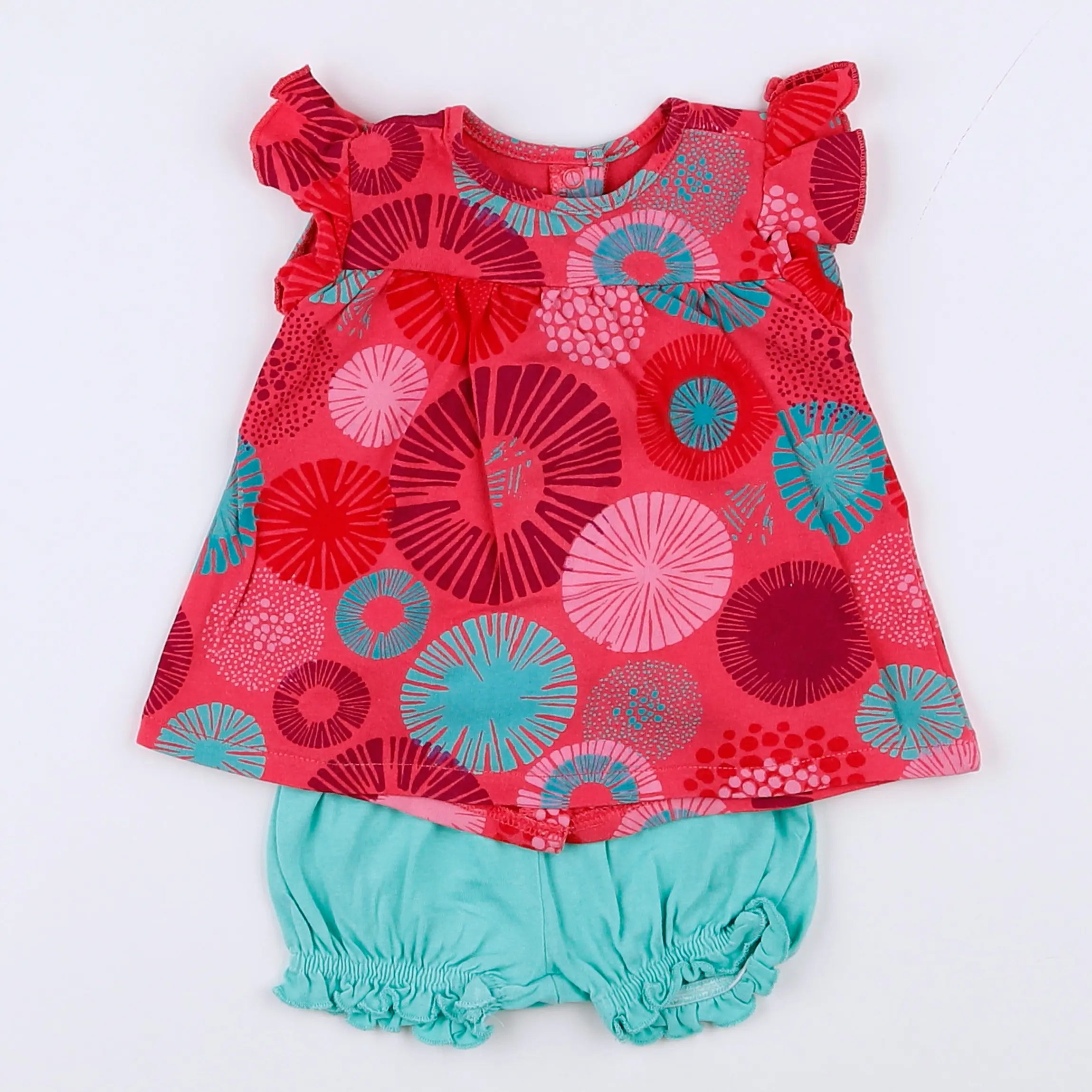 Vertbaudet - robe rose - 3 mois