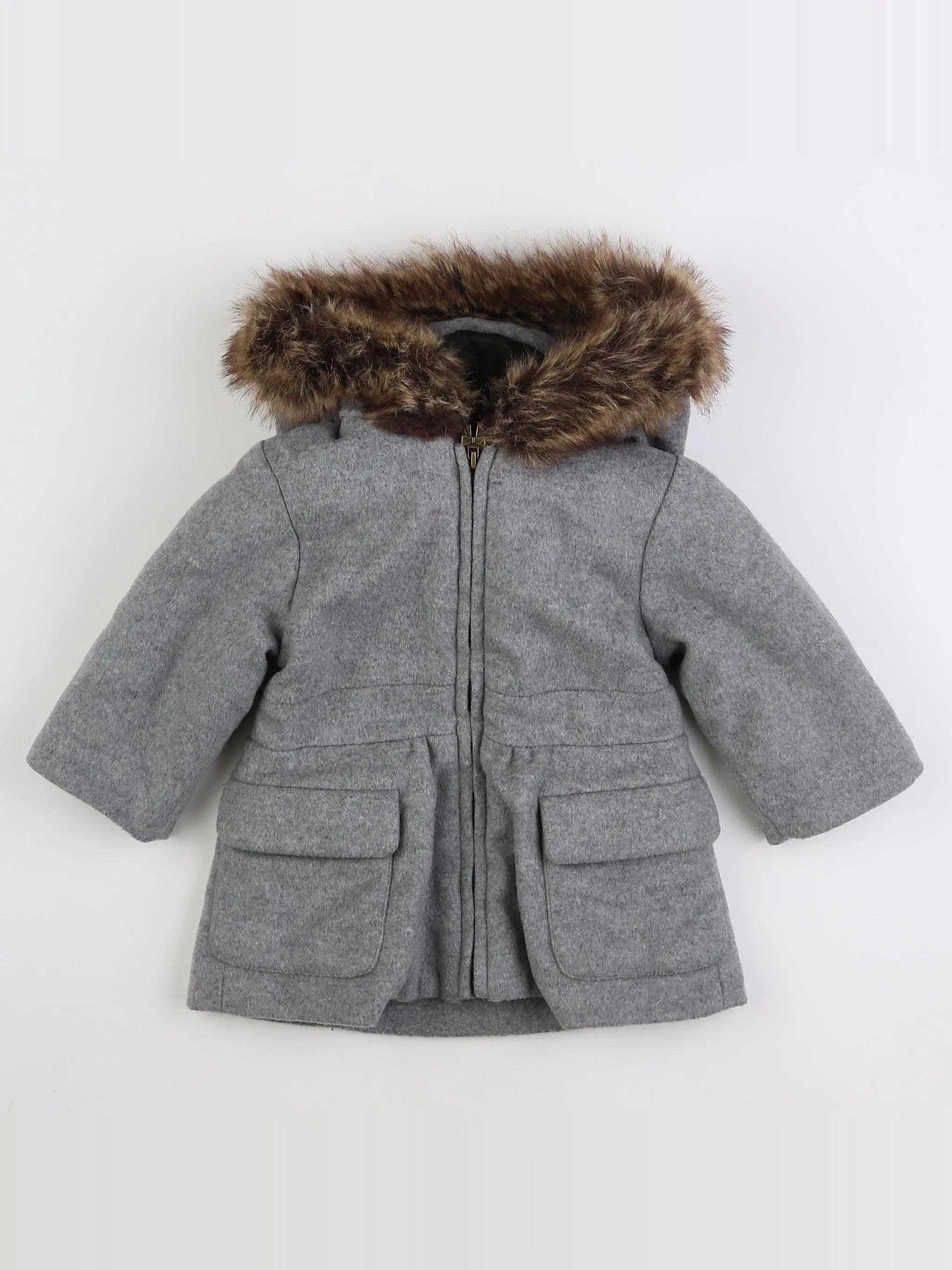 Jacadi - manteau gris - 6 mois