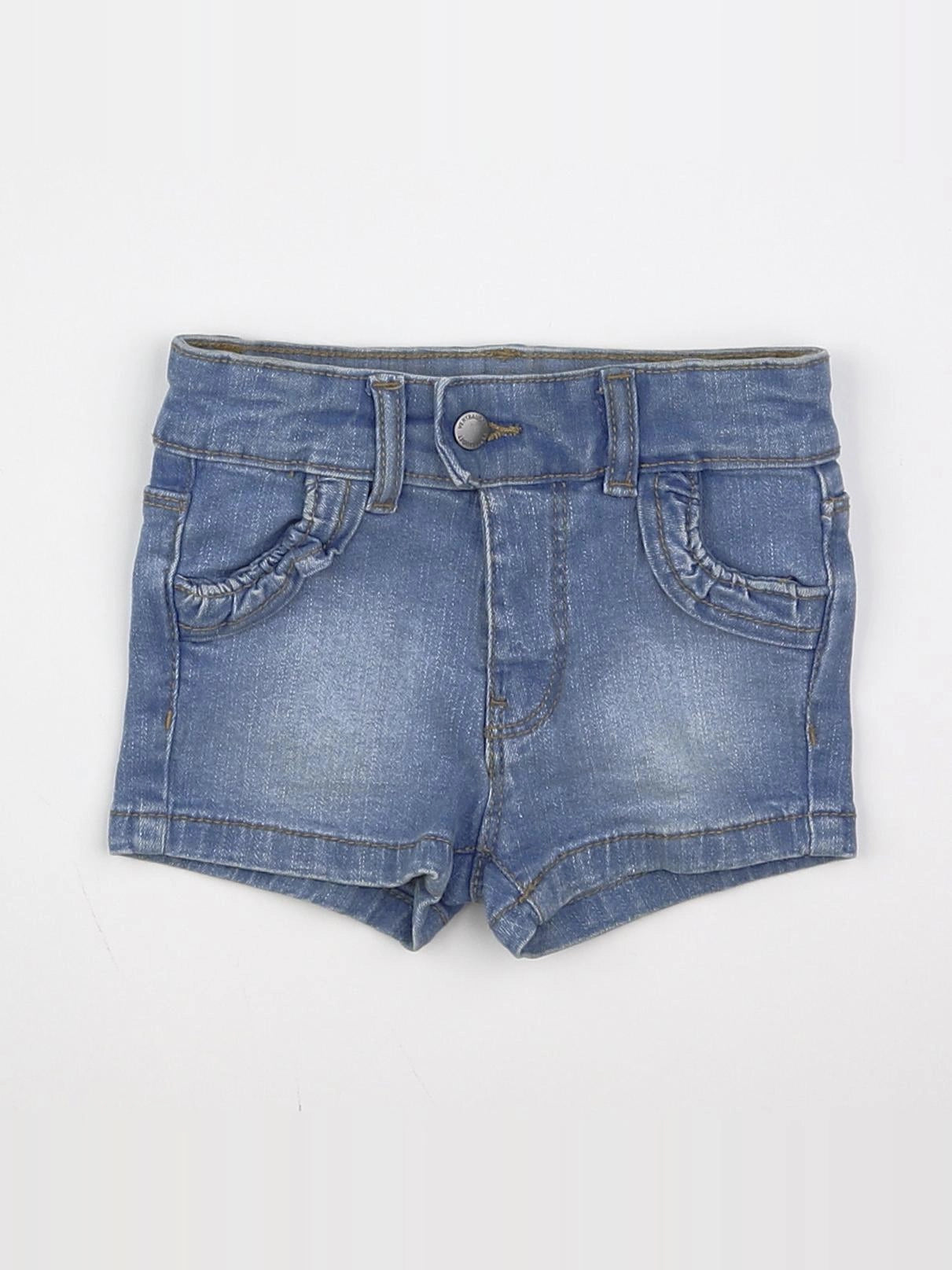 Vertbaudet - short bleu - 6 mois