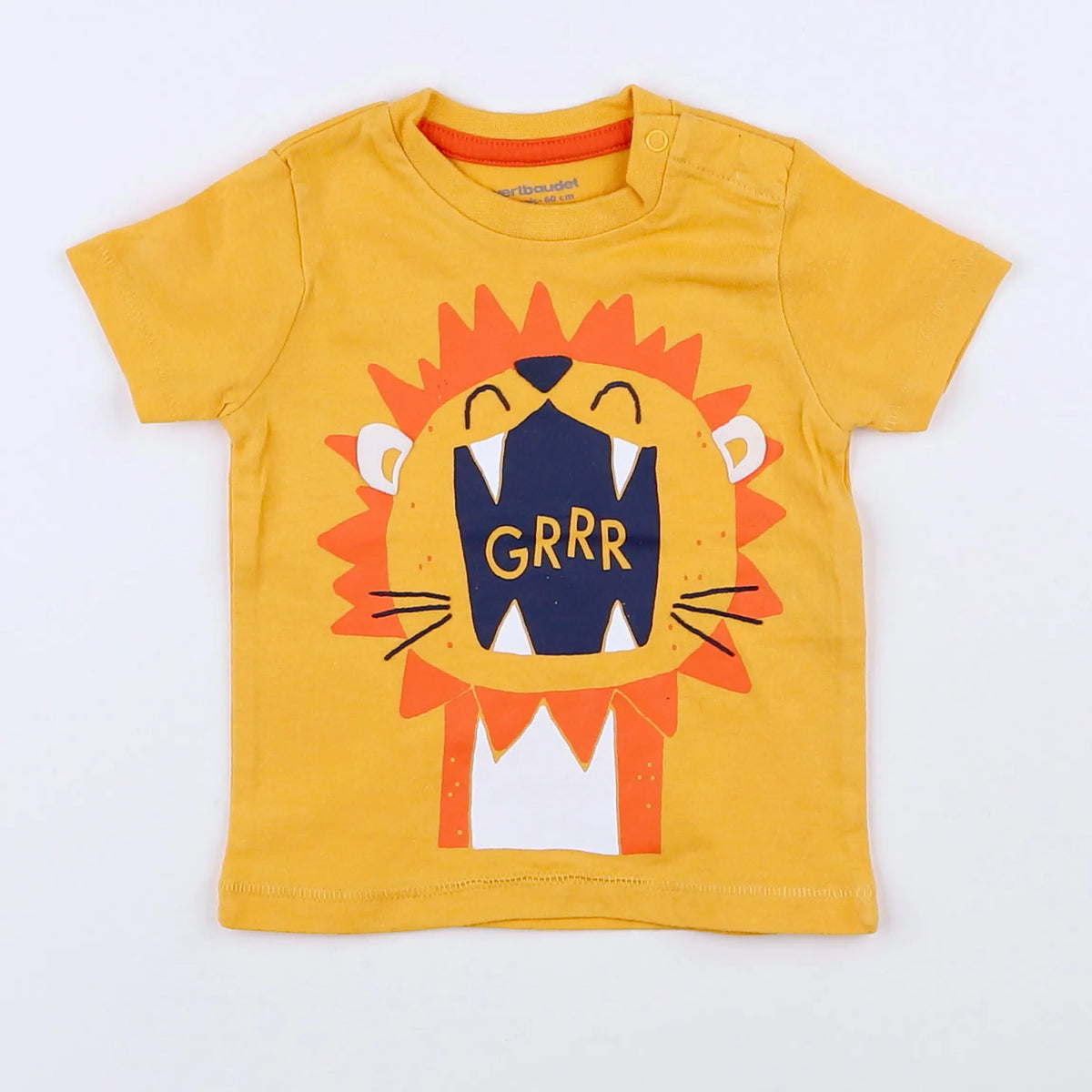 Vertbaudet - tee-shirt jaune - 3 mois