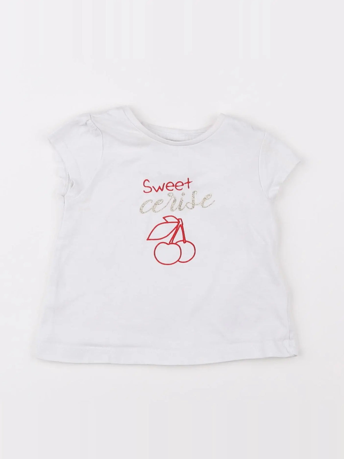 Vertbaudet - tee-shirt blanc - 3 mois