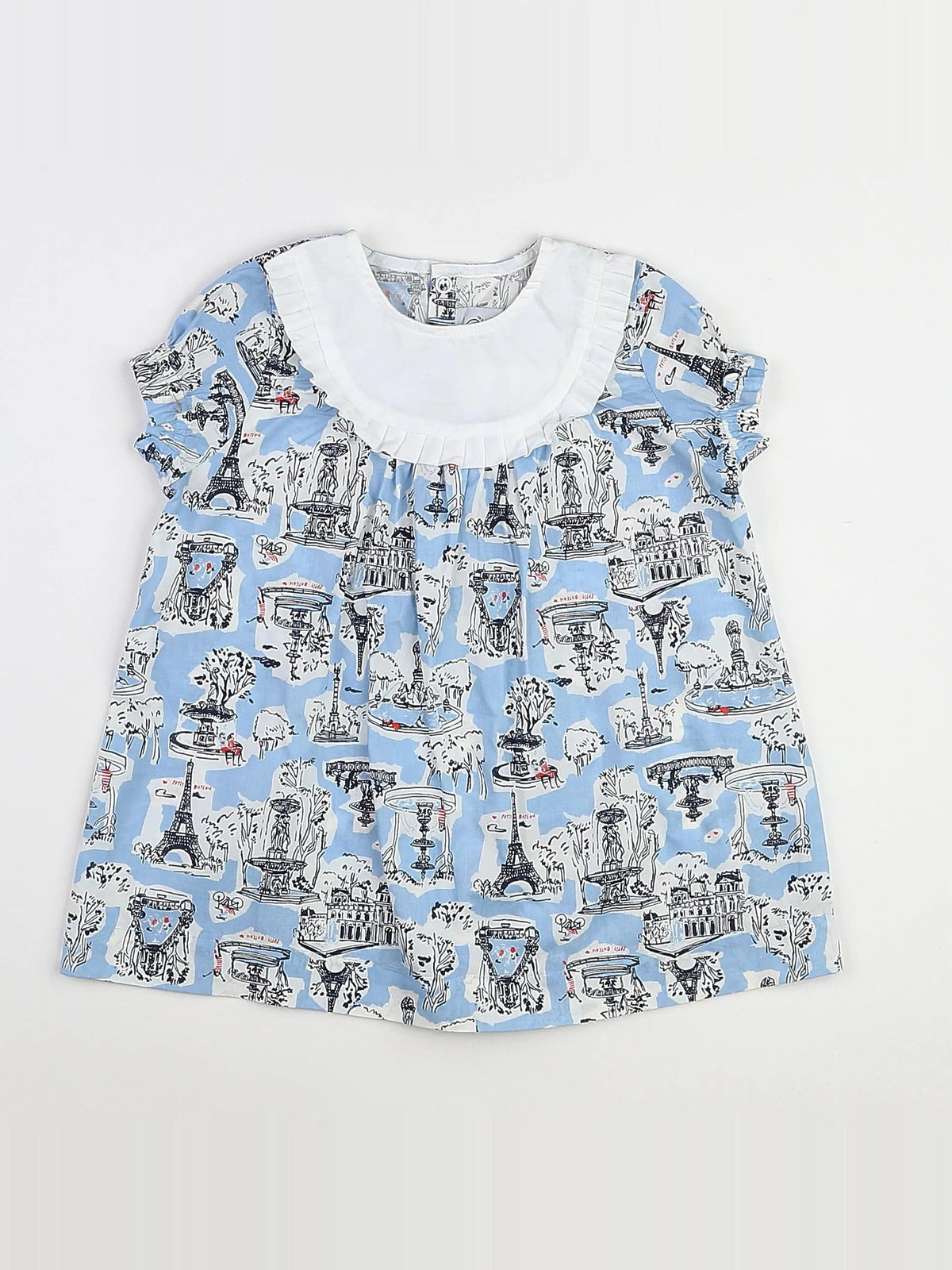 Petit Bateau - robe multicolore - 18 mois