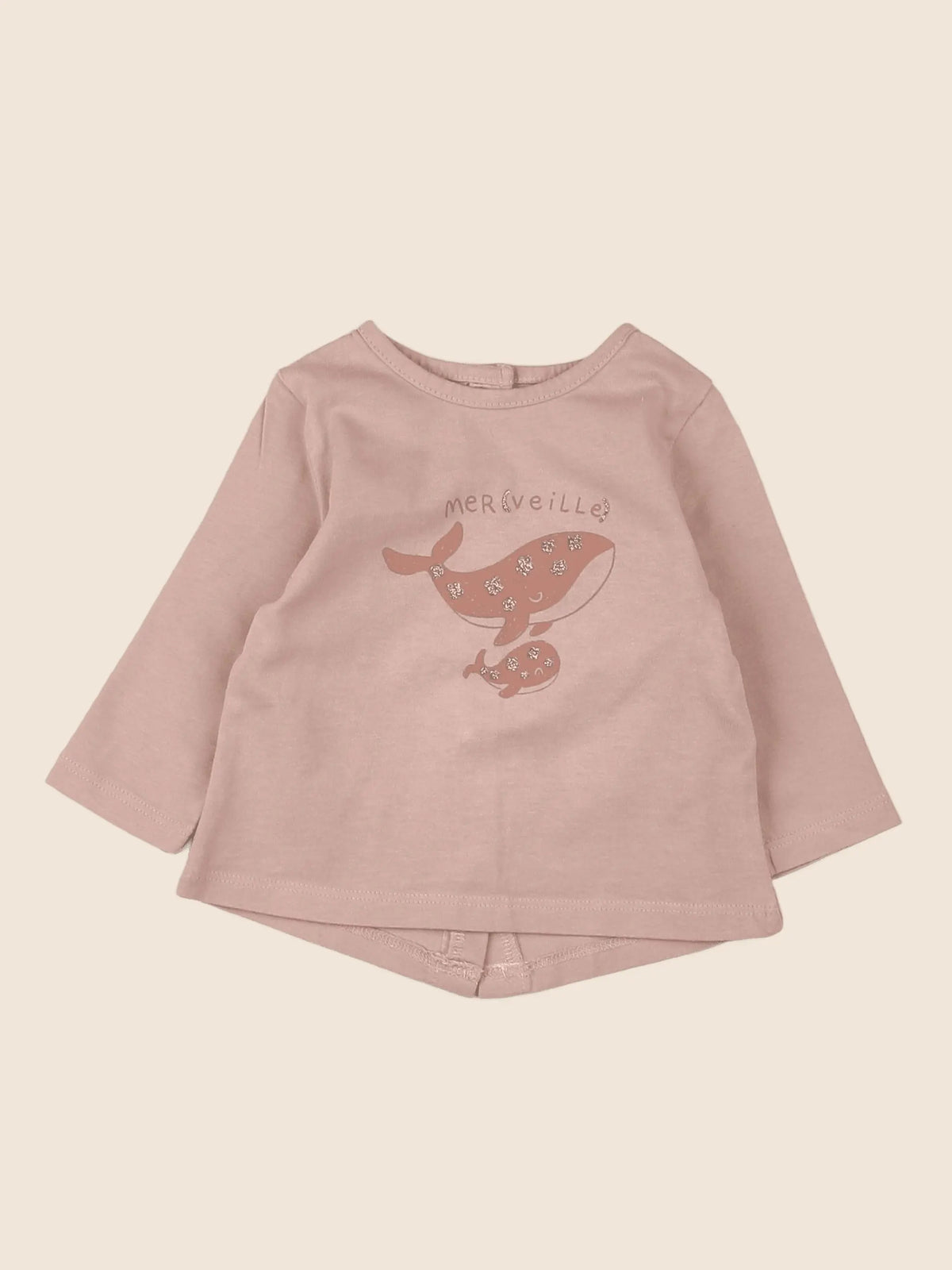 Vertbaudet - tee-shirt rose - 3 mois