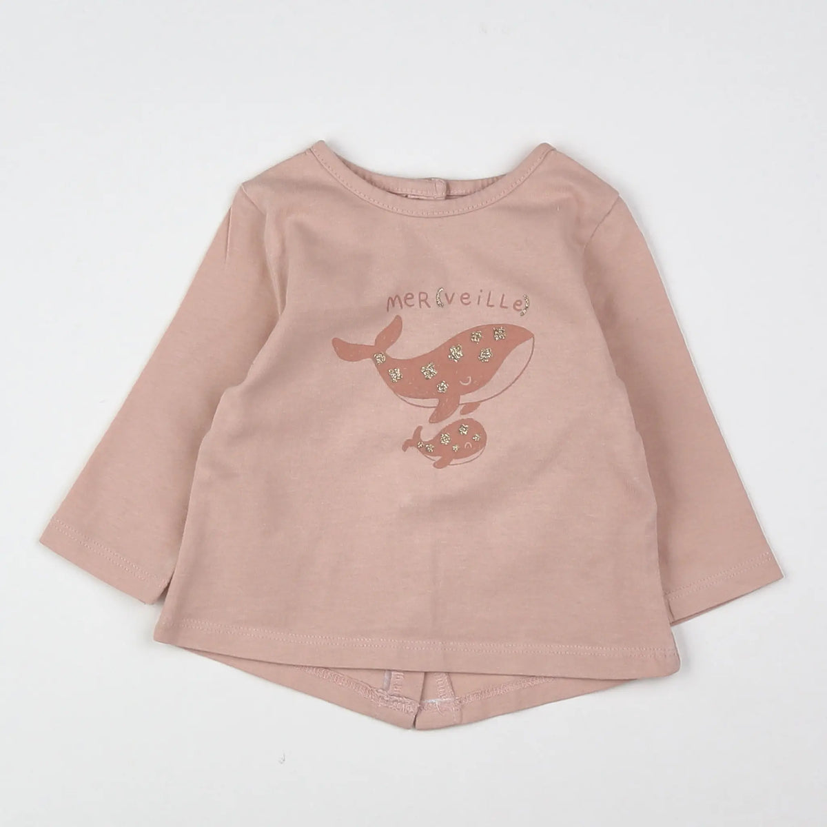 Vertbaudet - tee-shirt rose - 3 mois